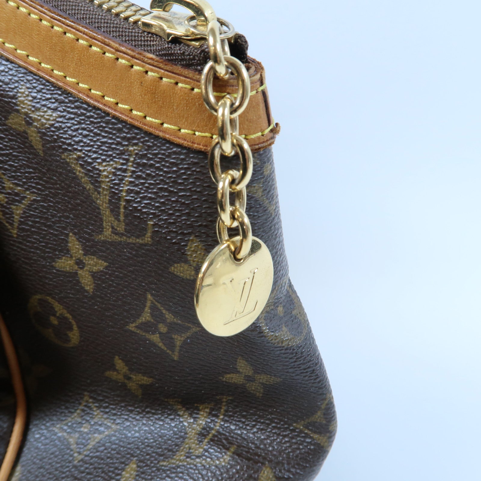 LOUIS VUITTON 【激減優惠】Monogram Tivoli GM金扣手挽袋啡色