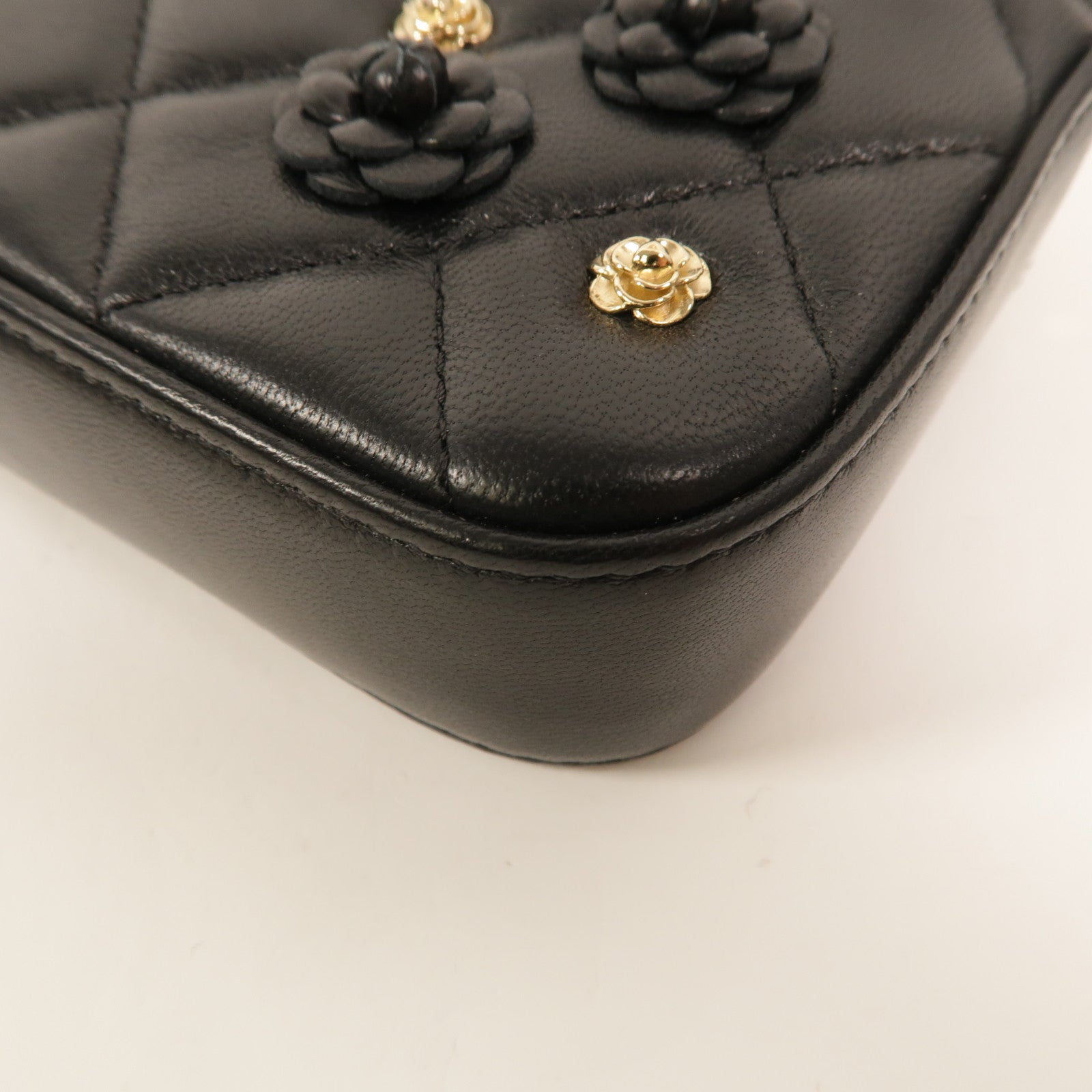 CHANEL 羊皮皮革CC Mark Matelasse Bag鏈帶肩背袋