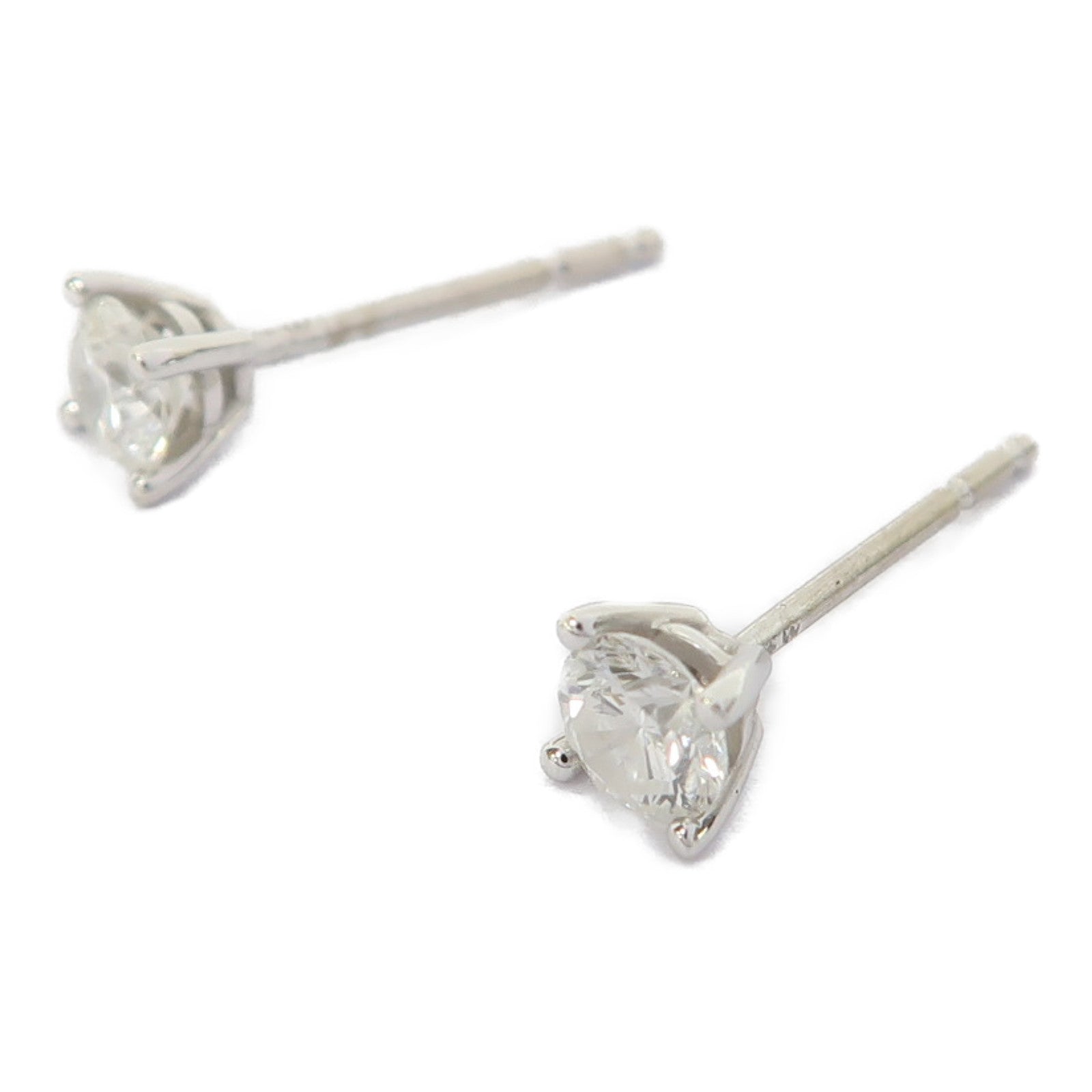 JEWELRY 【激減優惠】18K白金Diamond Earrings 1.6g 0.5ct鑽石耳環