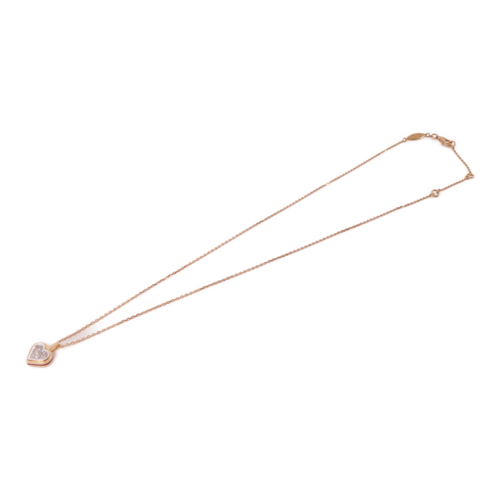 JEWELRY 18K玫瑰金Diamond Necklace鑽石項鍊