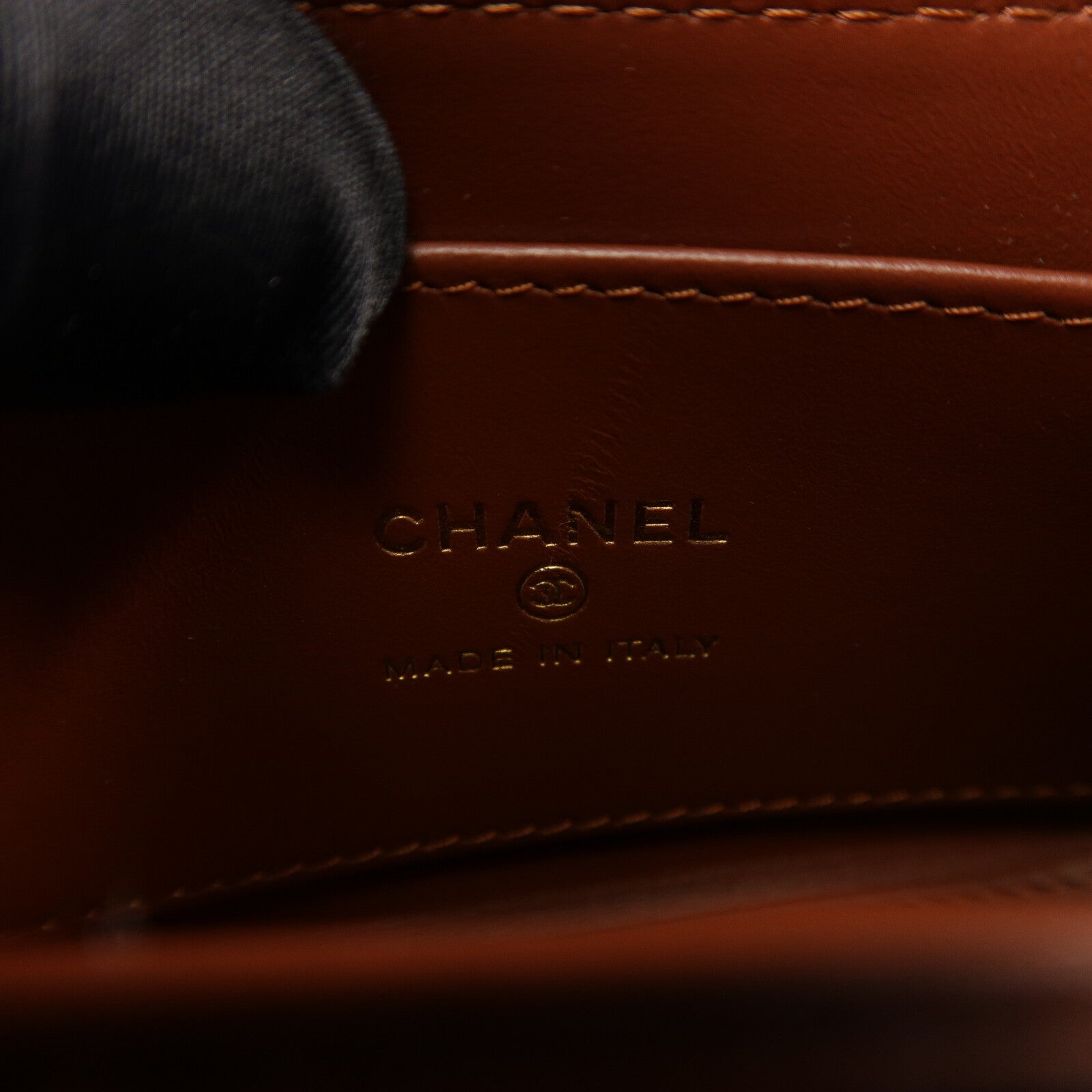 CHANEL 牛皮皮革Kelly Nano手挽肩背兩用袋