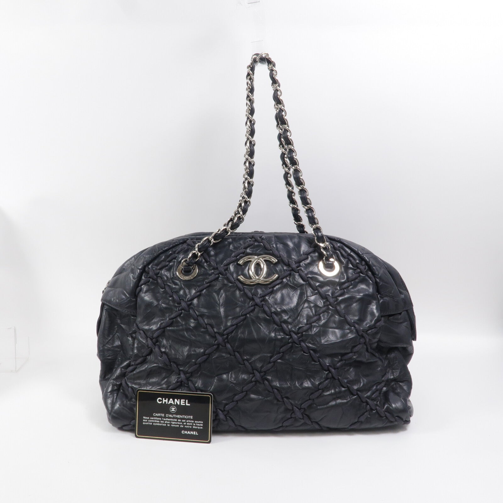 CHANEL 牛皮皮革Shoulder Bag鏈帶肩背袋