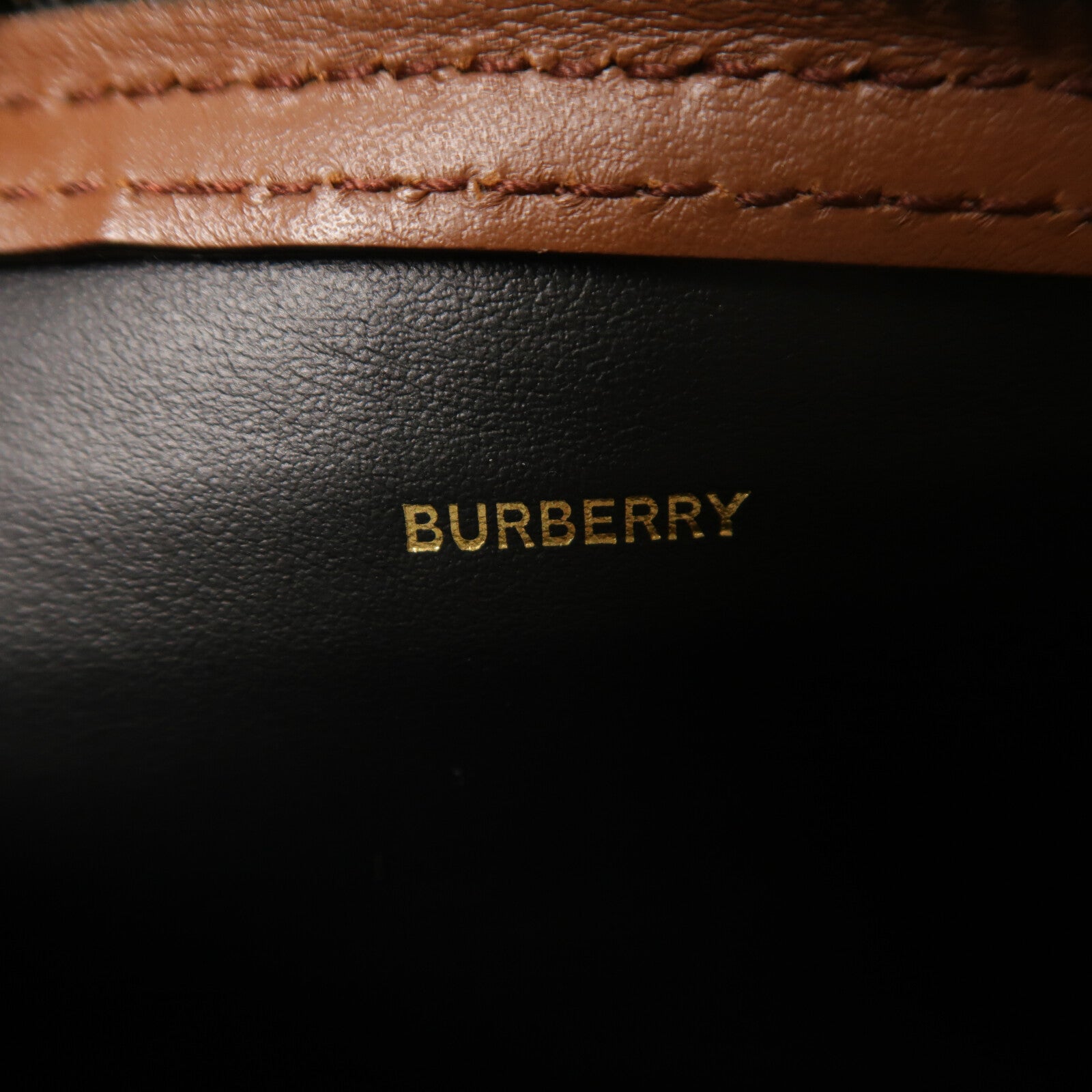 BURBERRY 塗層帆布Mongram Stripe金扣手挽肩背兩用袋