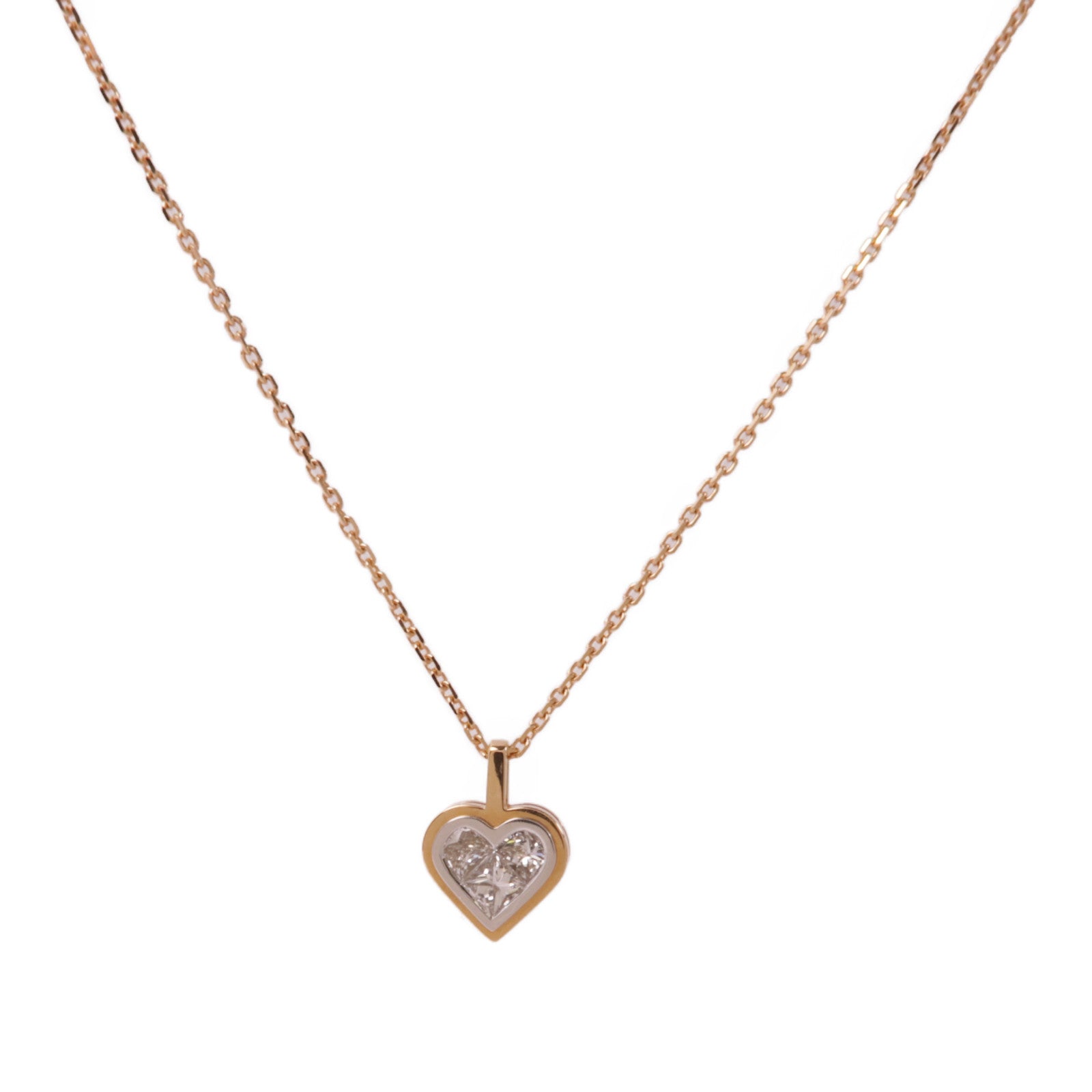JEWELRY 18K玫瑰金Diamond Necklace鑽石項鍊