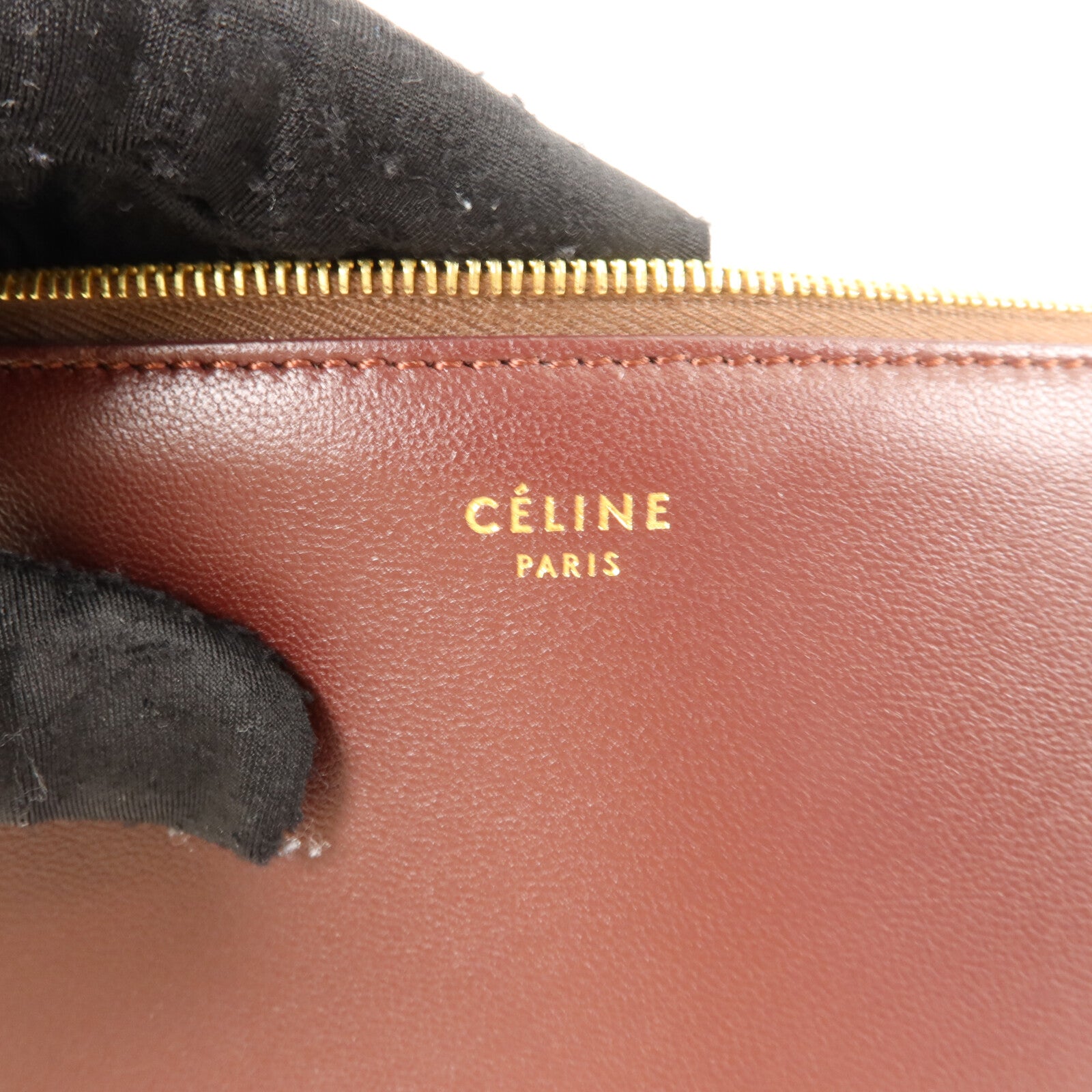 CELINE 牛皮皮革Pouch小袋