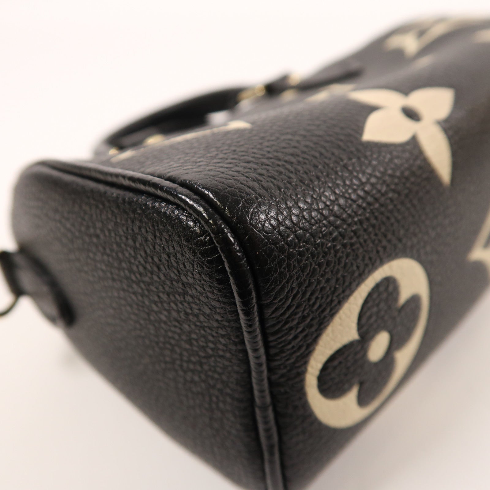 LOUIS VUITTON Monogram Empreinte Nano Speedy金扣手挽肩背兩用袋