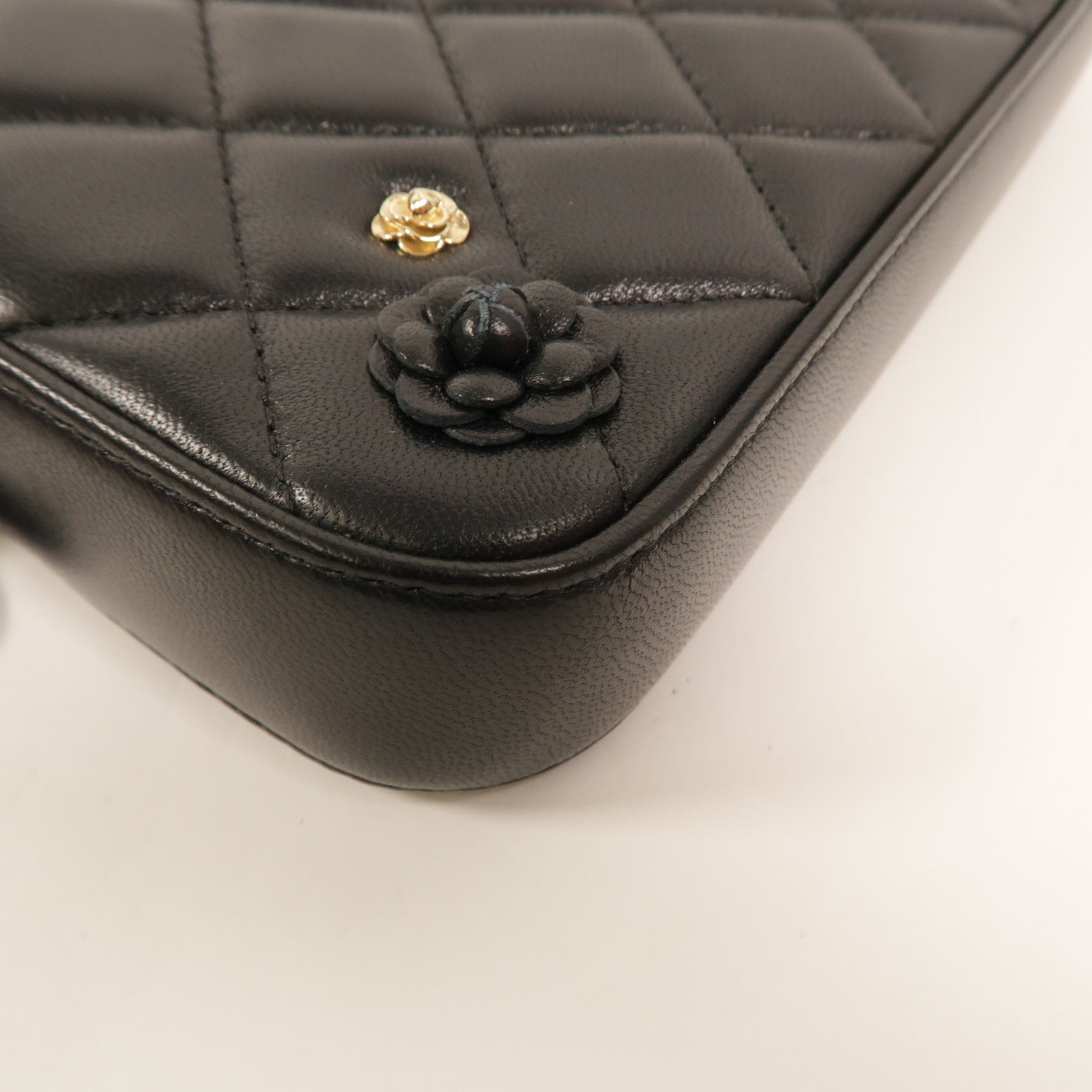 CHANEL 羊皮皮革CC Mark Matelasse Bag鏈帶肩背袋