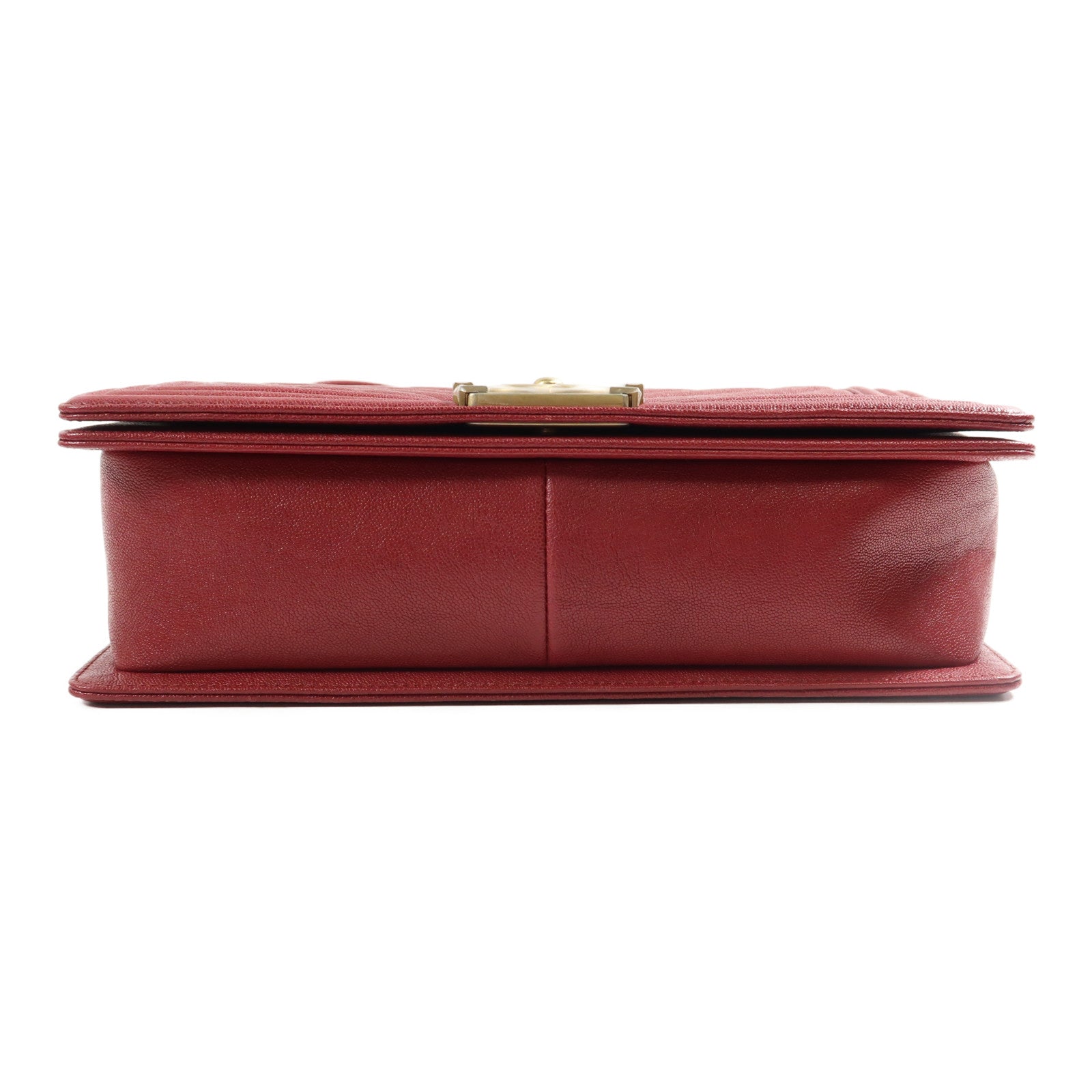 CHANEL 牛皮皮革Boy Chanel 28金扣鏈帶肩背袋