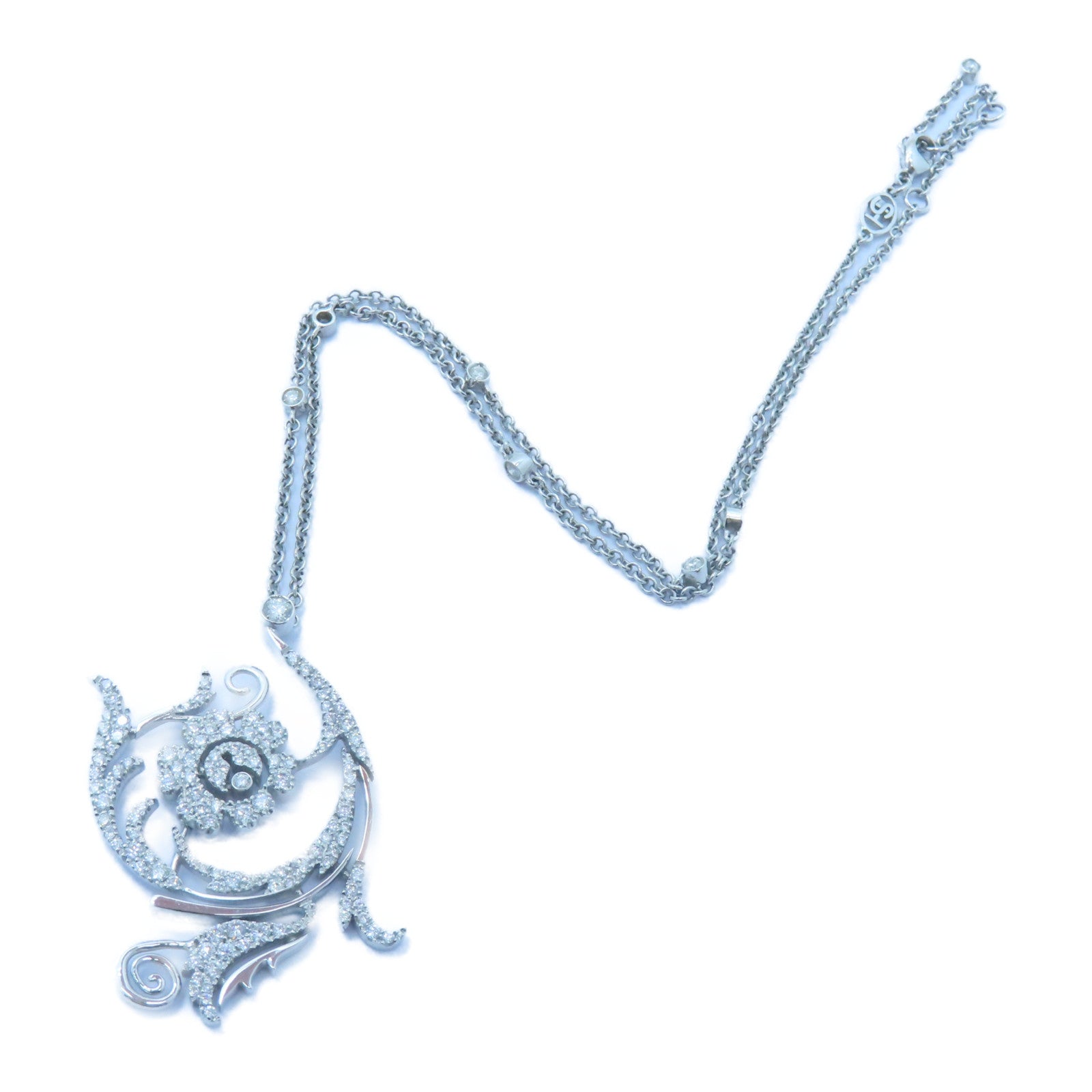 JEWELRY 【激減優惠】18K白金Diamond Necklace 1.66ct鑚石項鍊