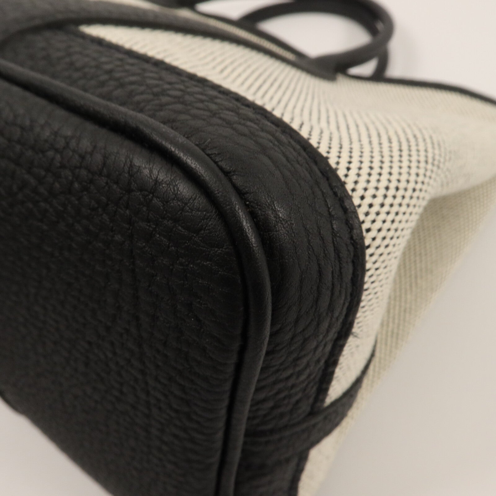 HERMES 帆布Garden Party TPM手挽袋Noir