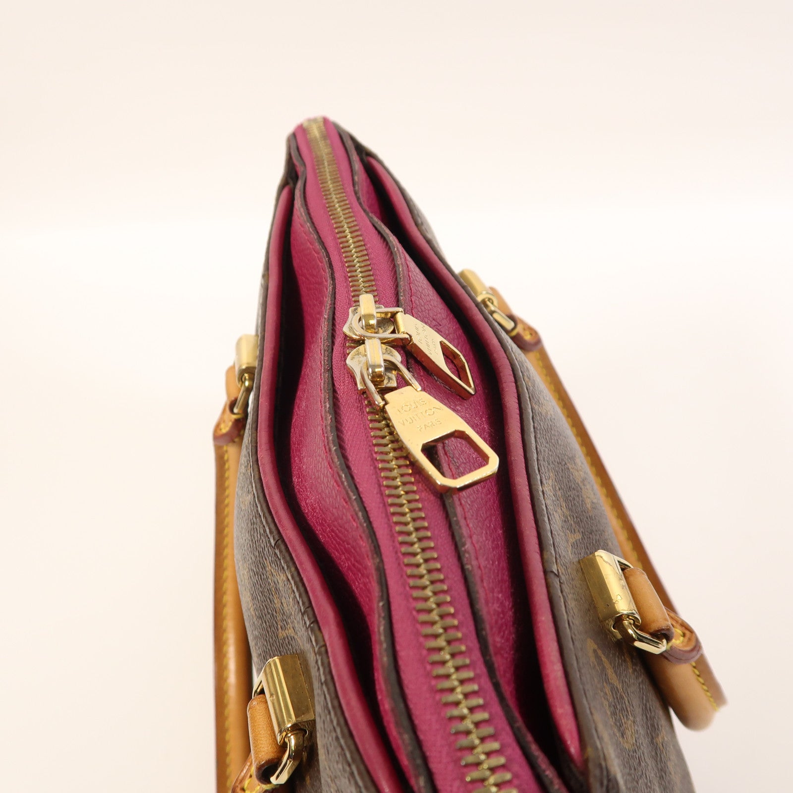 LOUIS VUITTON Monogram Pallas BB金扣手挽肩背兩用袋