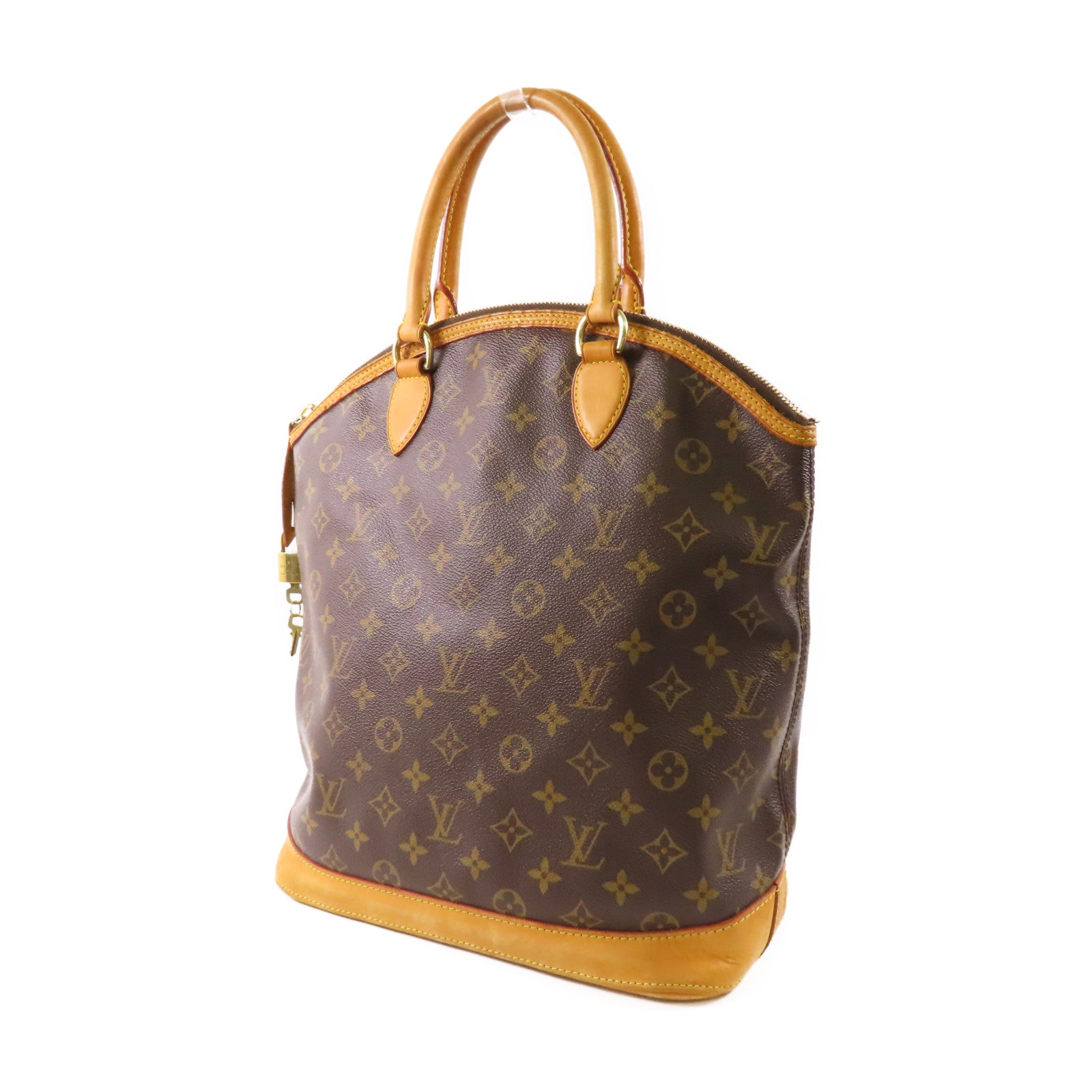 LOUIS VUITTON Monogram Lockit Vertical金扣手挽袋