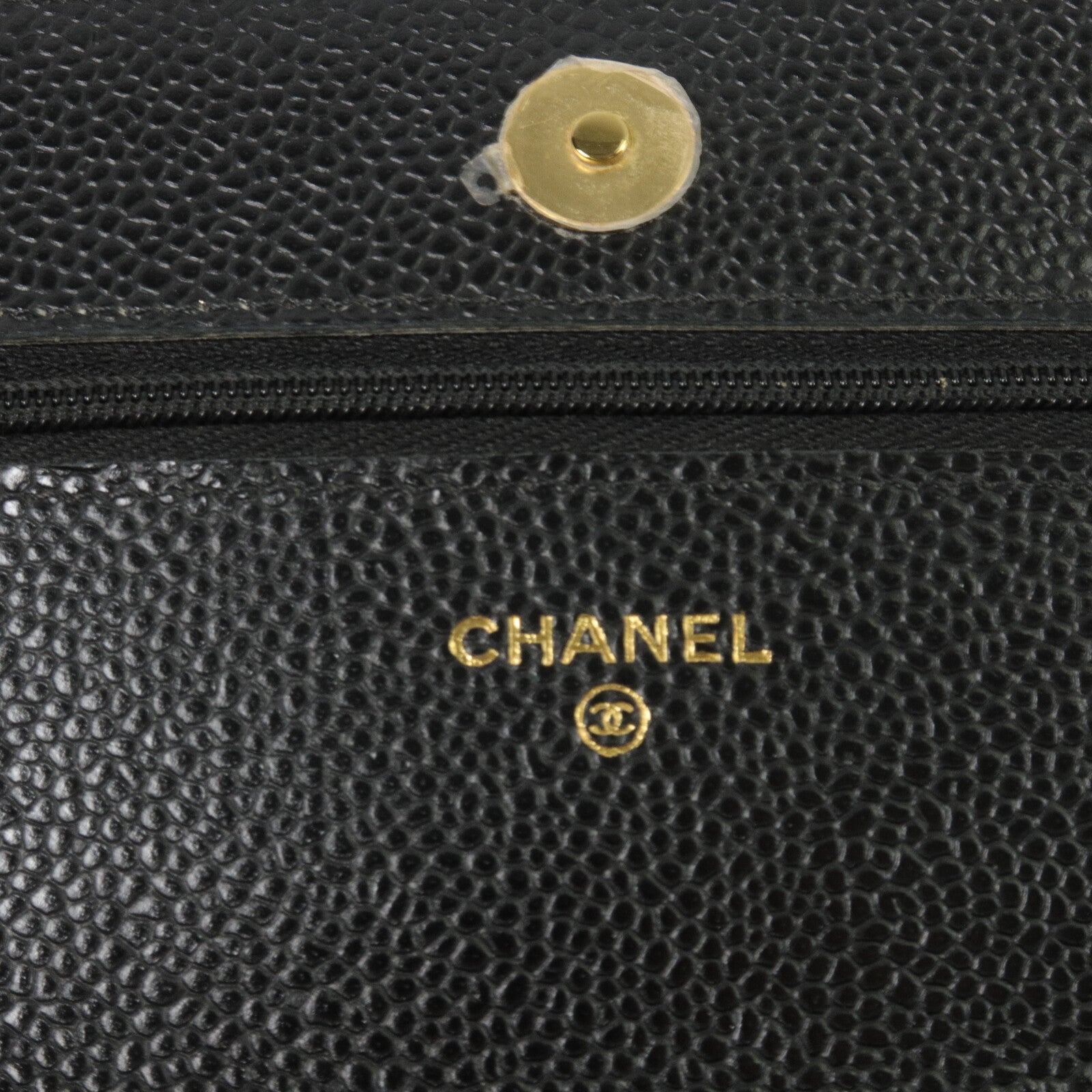 CHANEL 牛皮皮革WOC Wallet On Chain鏈帶肩背袋