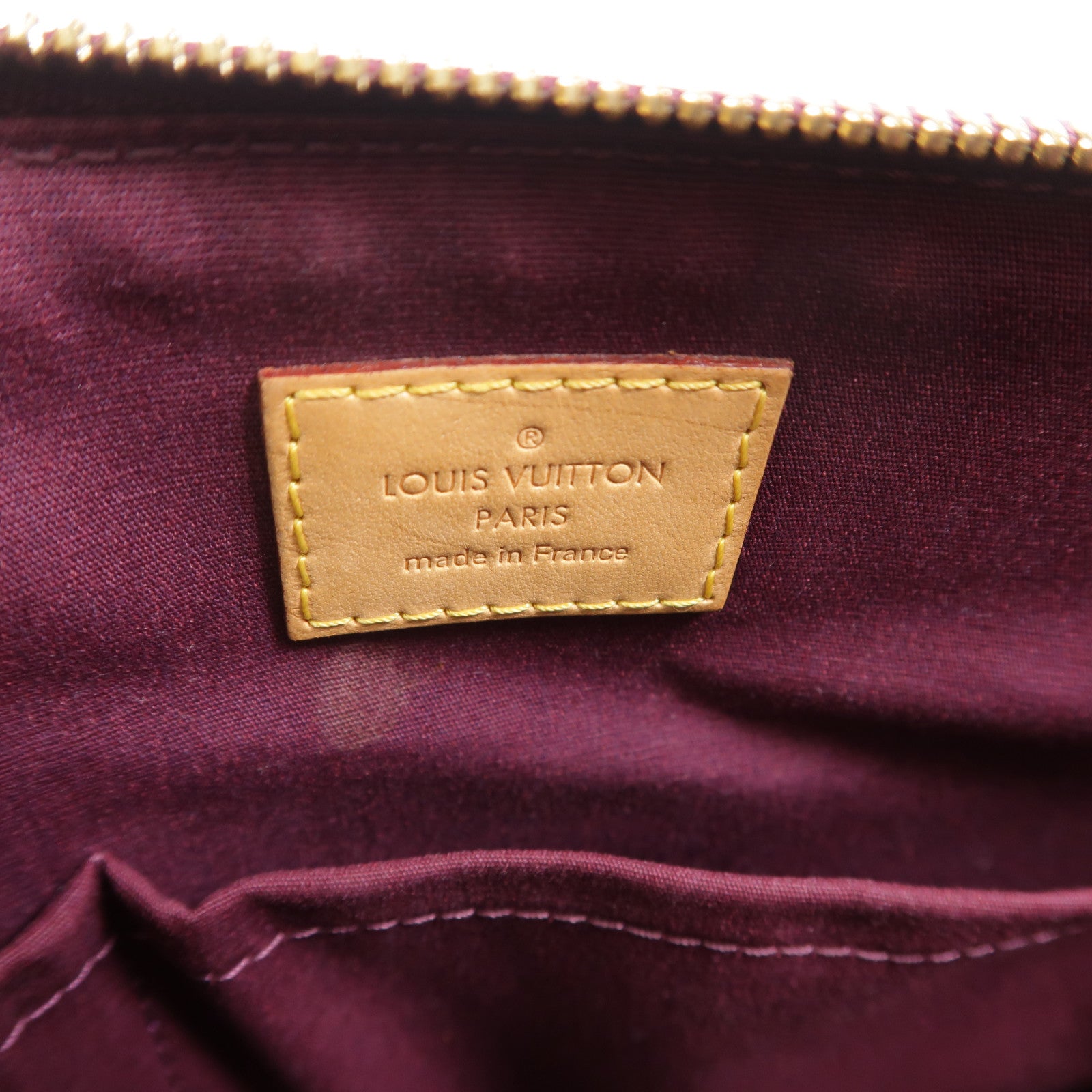LOUIS VUITTON Monogram Vernis Bellevue手挽袋