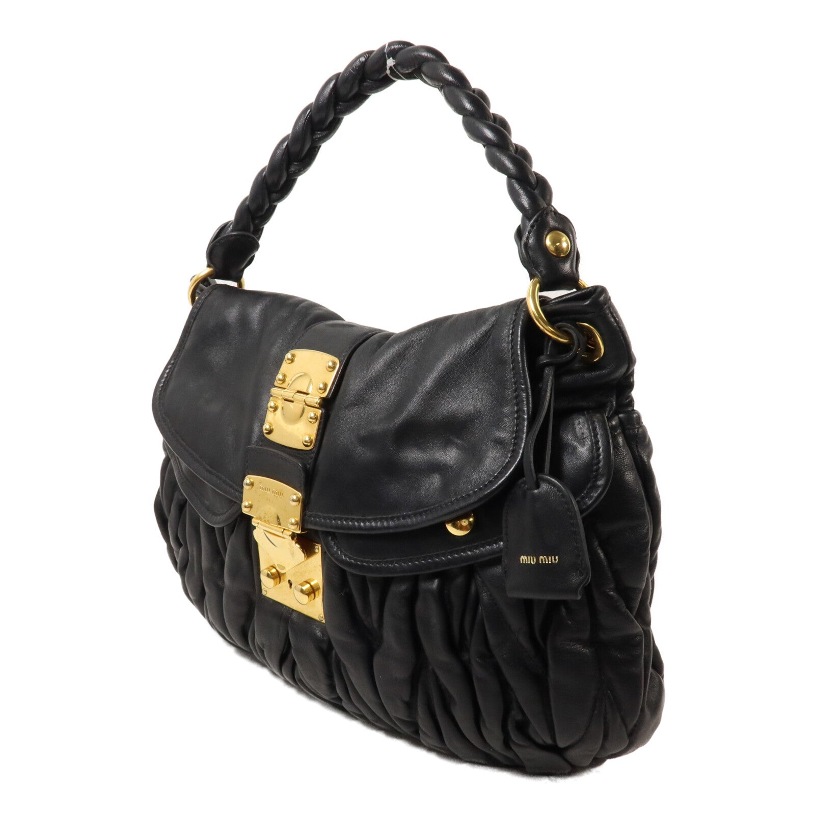 Miu Miu 羊皮皮革Coffer Bag肩背袋