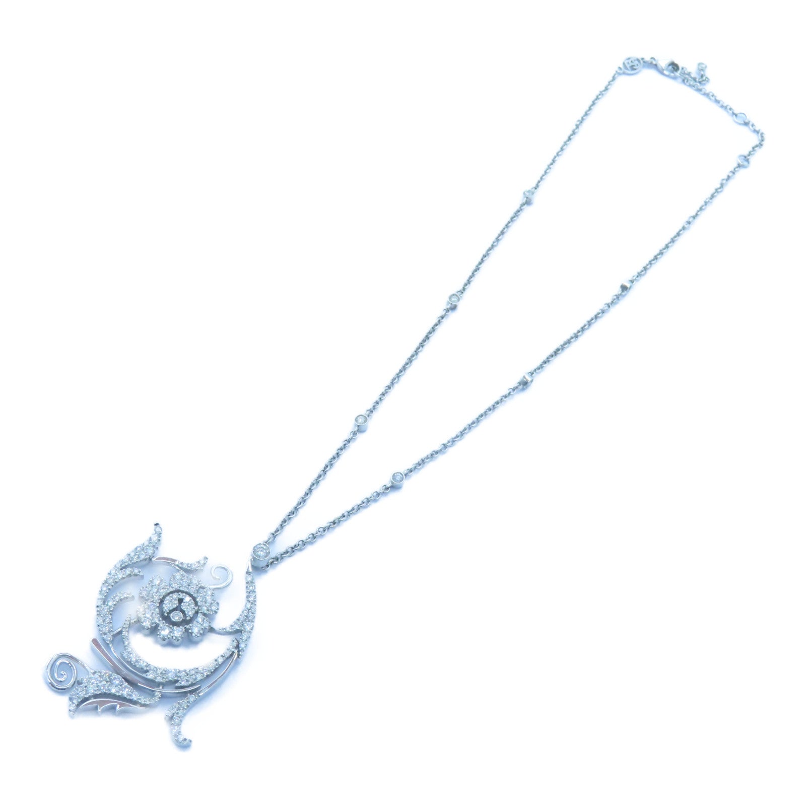 JEWELRY 【激減優惠】18K白金Diamond Necklace 1.66ct鑚石項鍊