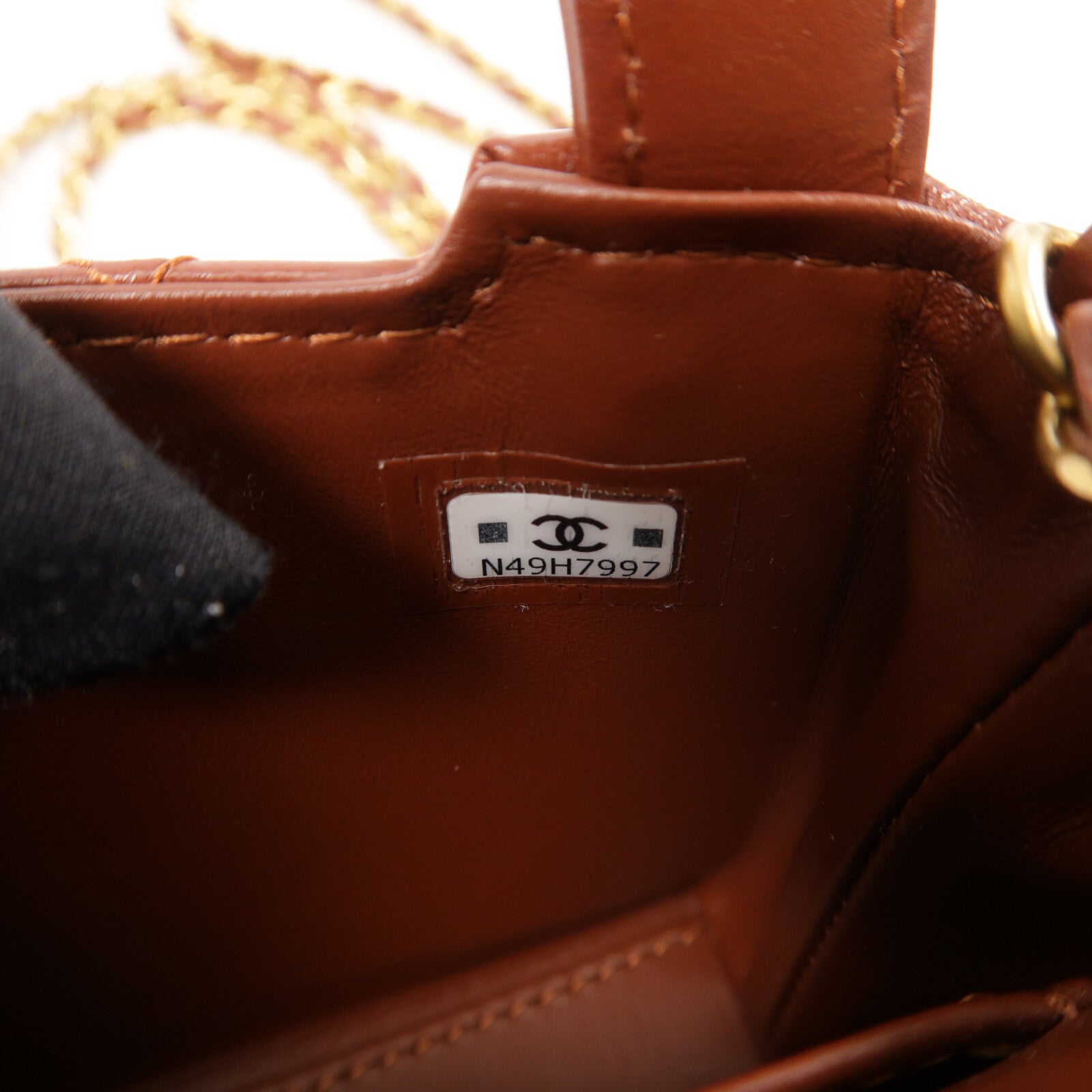 CHANEL 牛皮皮革Kelly Nano手挽肩背兩用袋