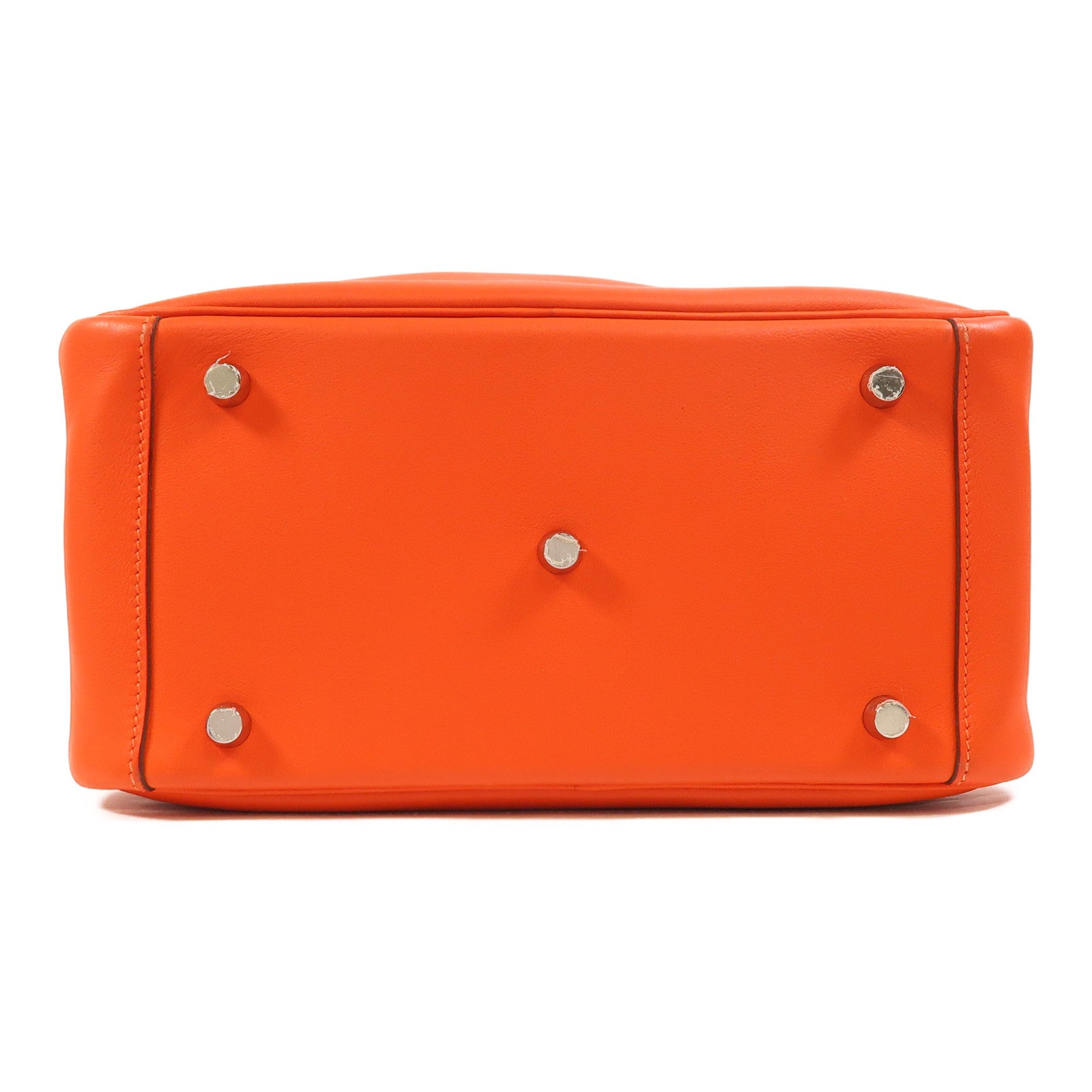 HERMES Swift皮革Lindy 26銀扣手挽肩背兩用袋Capucine