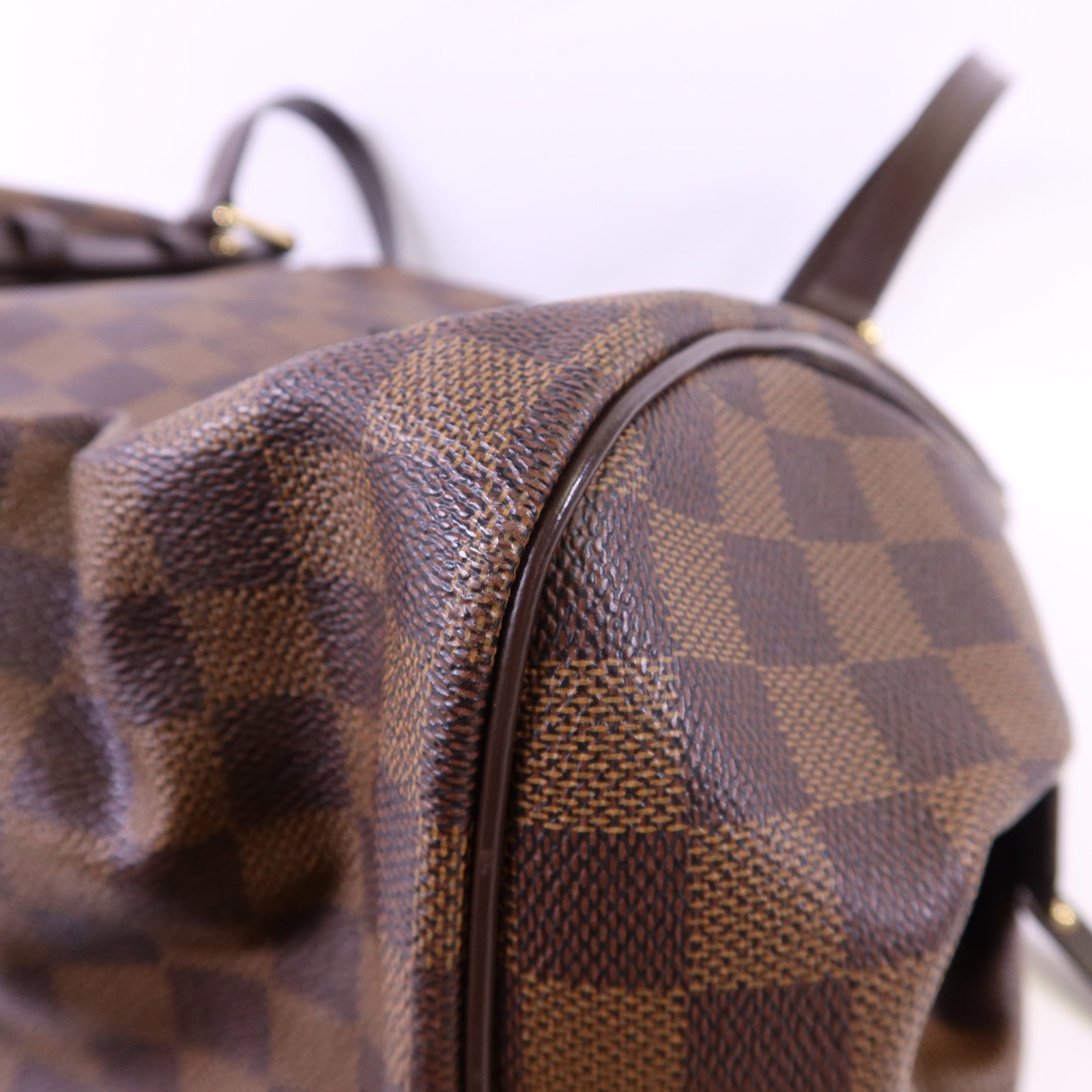 LOUIS VUITTON Damier Ebene Rivington PM金扣肩背袋