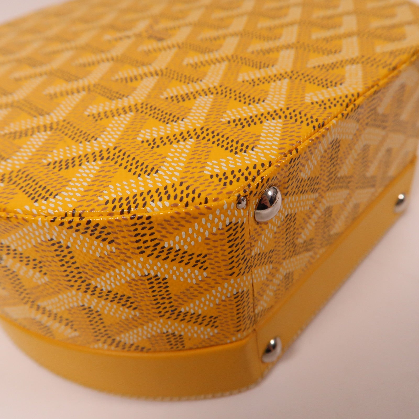 GOYARD 塗層帆布The Alto Hatbox Trunk Bag手挽肩背兩用袋黃色