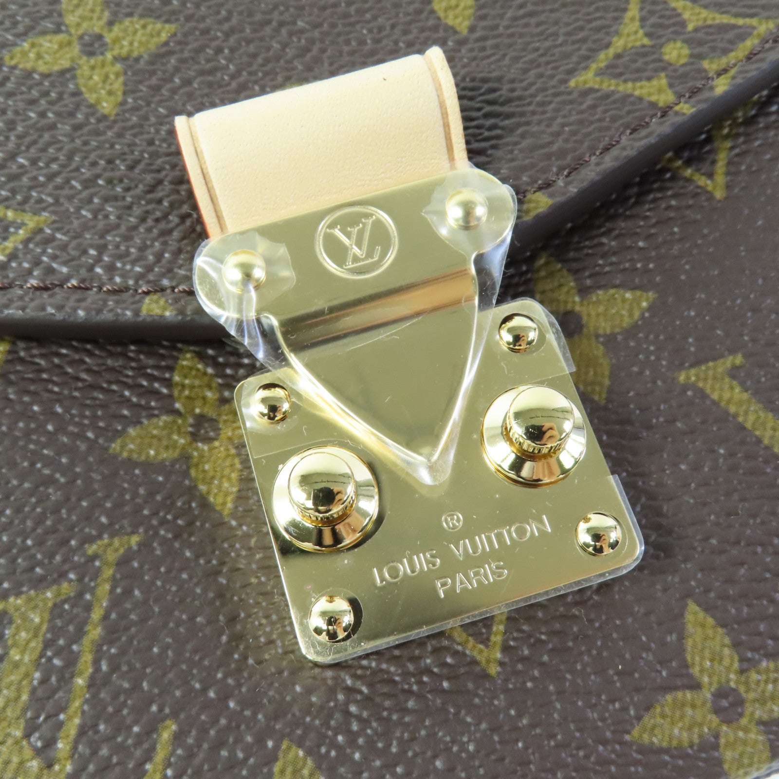 LOUIS VUITTON Monogram Pochette Metis East West金扣手挽肩背兩用袋