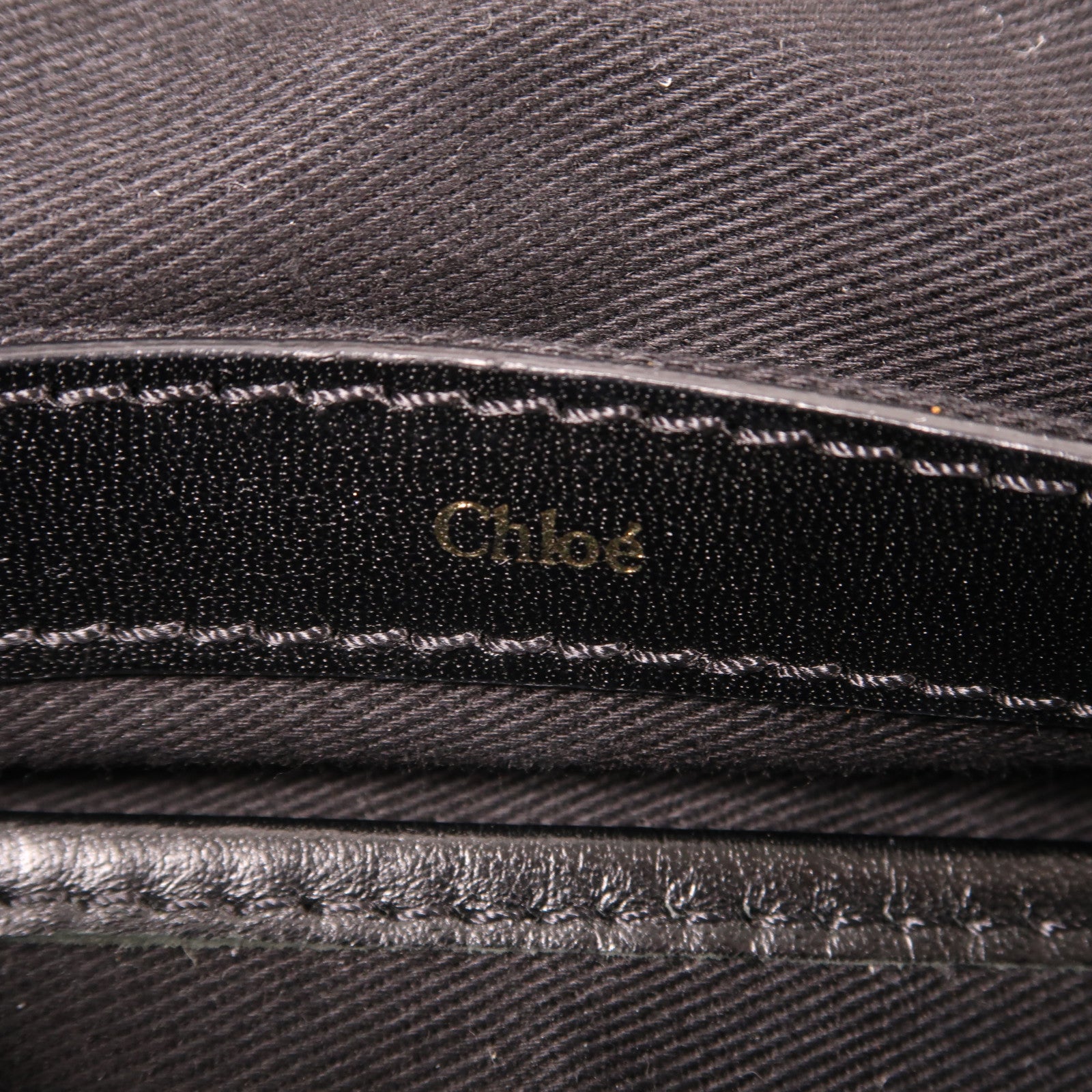 Chloe 牛皮皮革/蛇皮皮革Shoulder Bag金扣手挽肩背兩用袋藍色