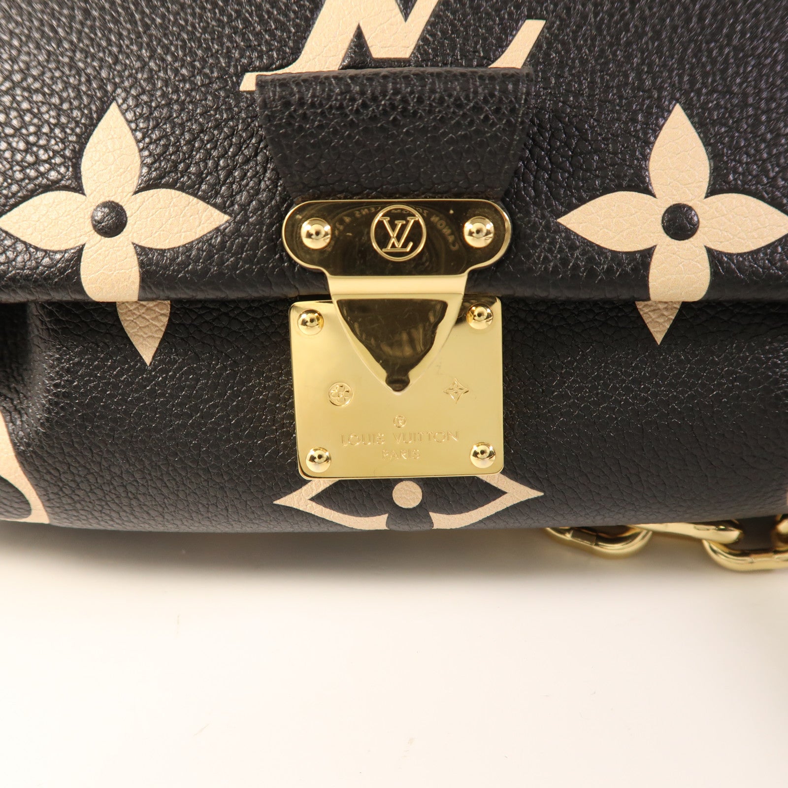 LOUIS VUITTON Monogram Empreinte Favorite金扣手挽肩背兩用袋