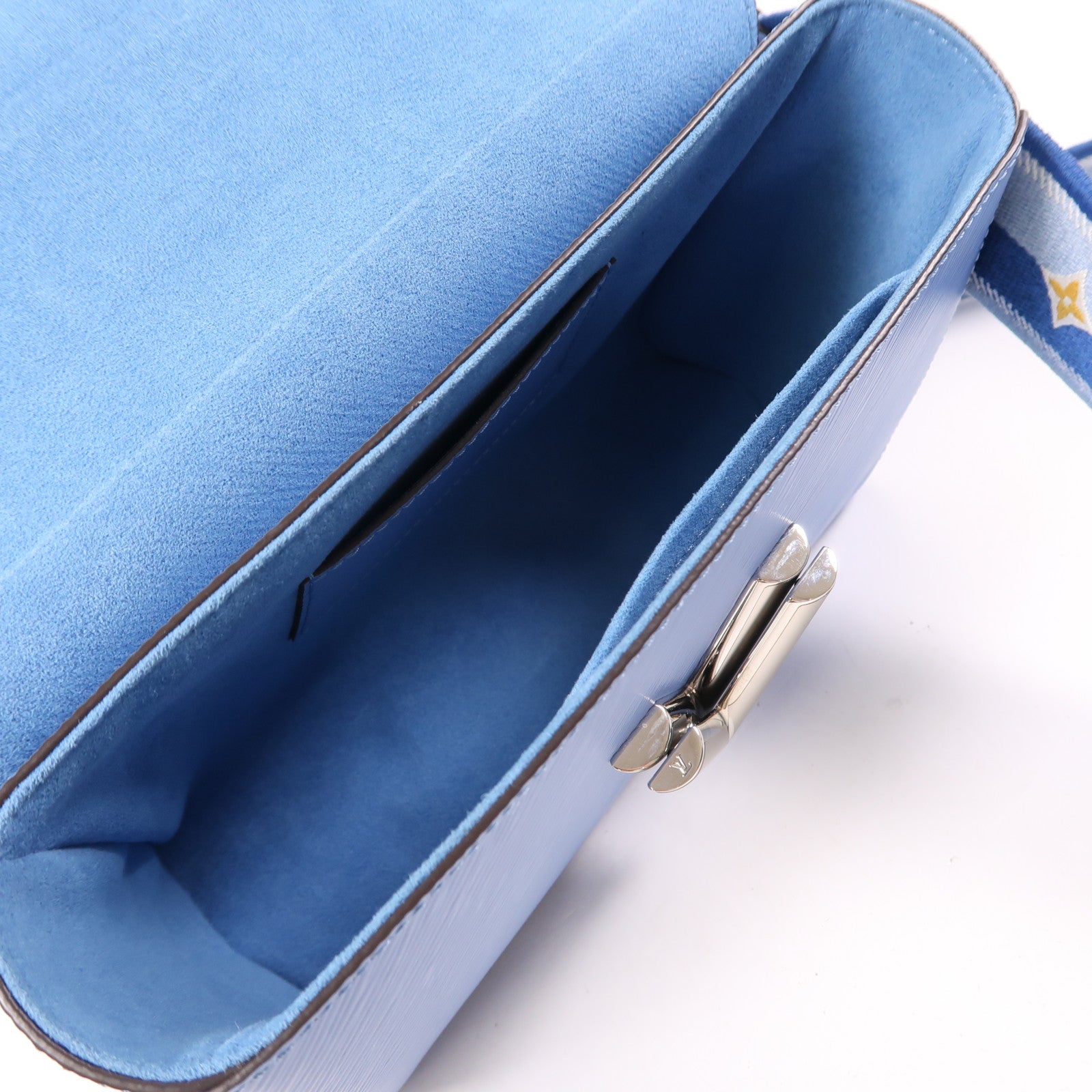 LOUIS VUITTON Epi Twist MM銀扣手挽肩背兩用袋