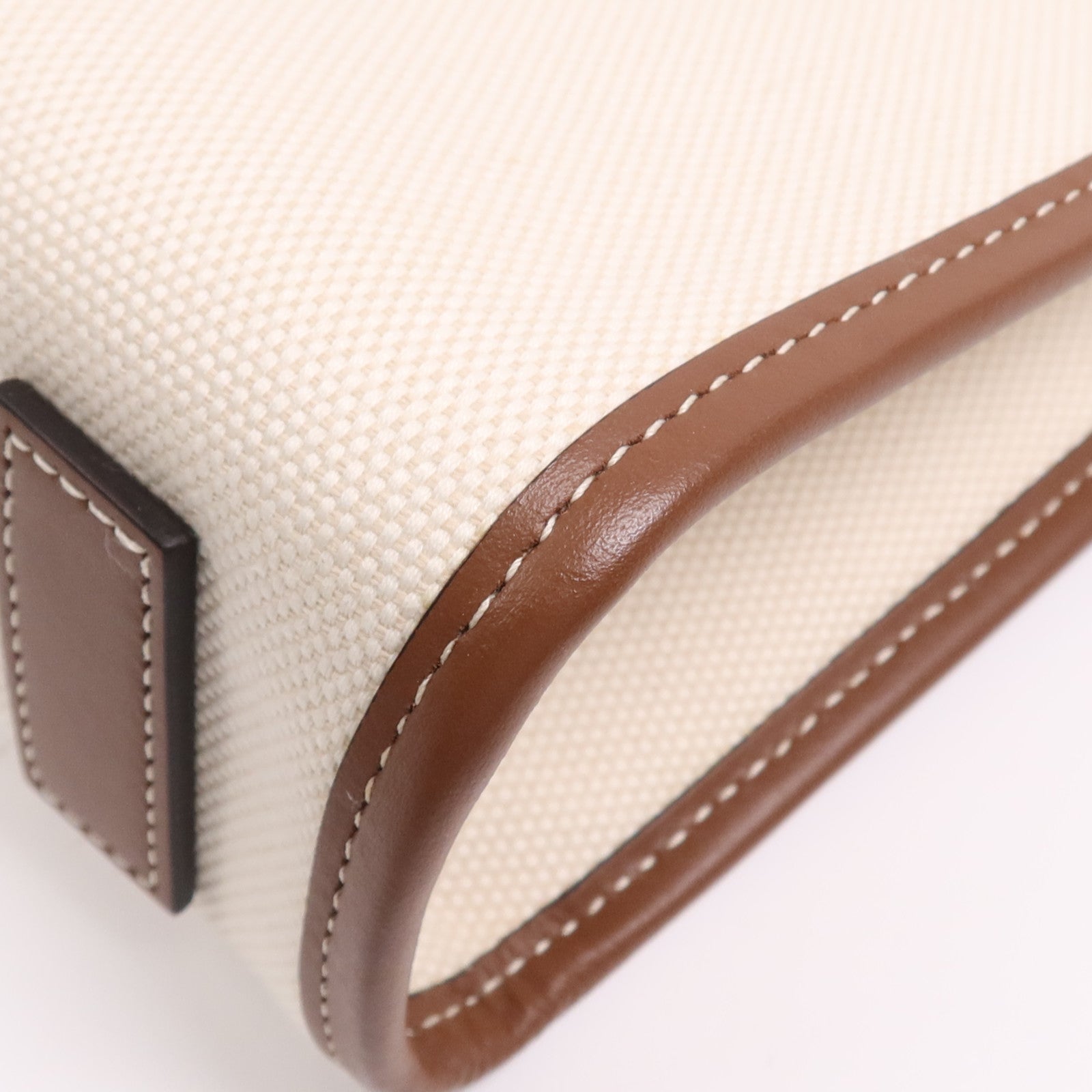 BURBERRY 帆布Freya金扣手挽肩背兩用袋