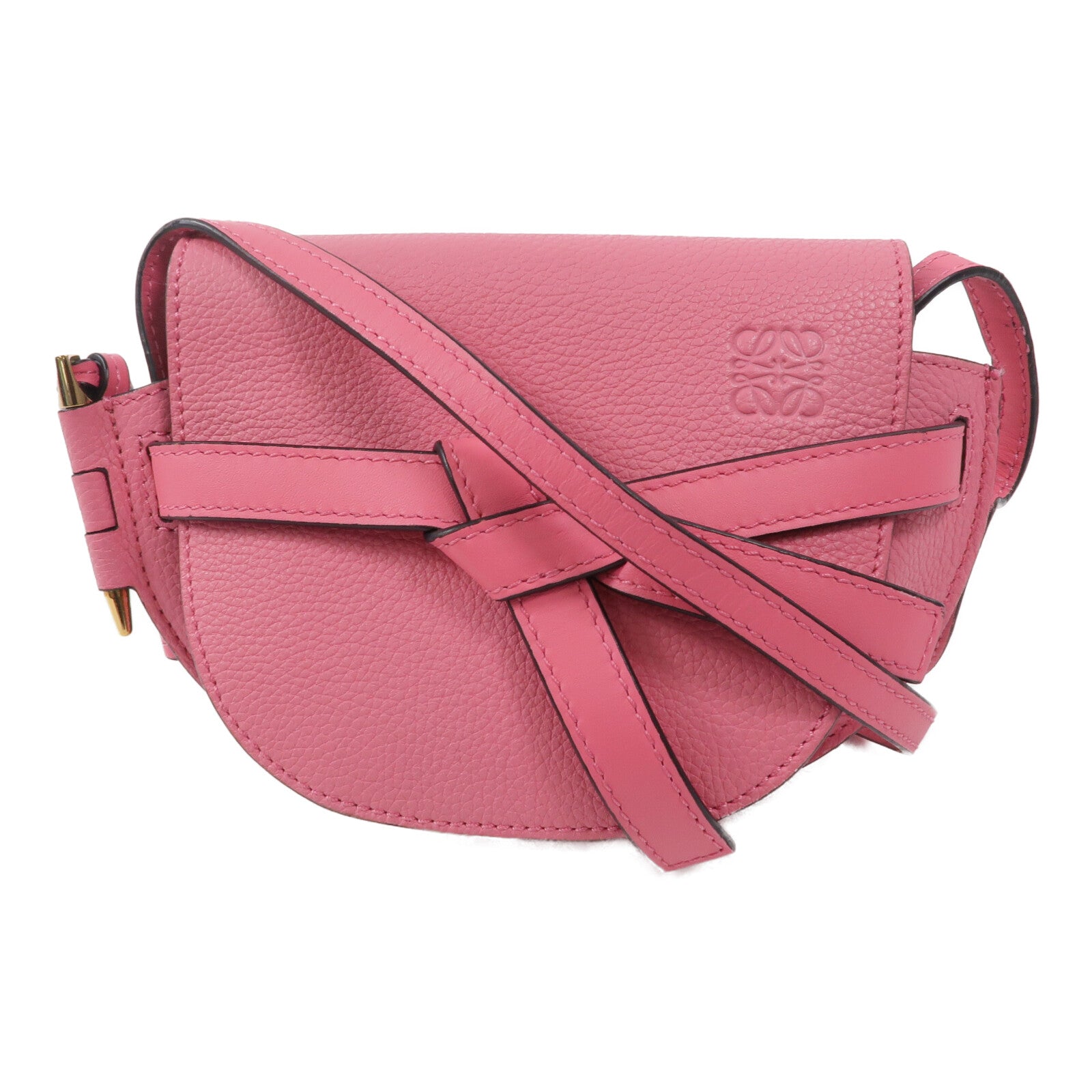 LOEWE 牛皮皮革Mini Gate肩背袋