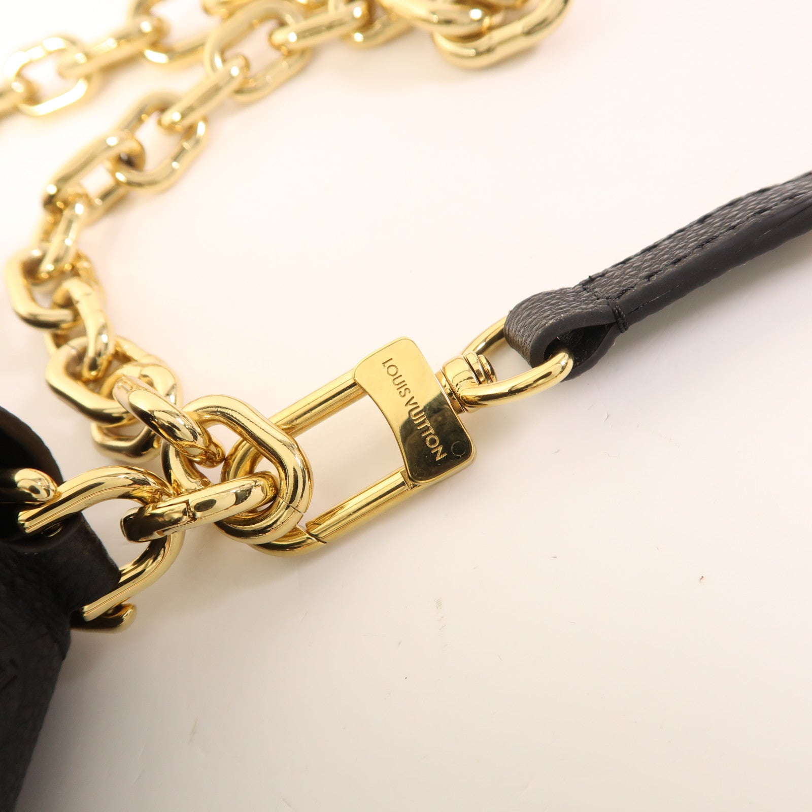 LOUIS VUITTON Monogram Empreinte Favorite金扣手挽肩背兩用袋
