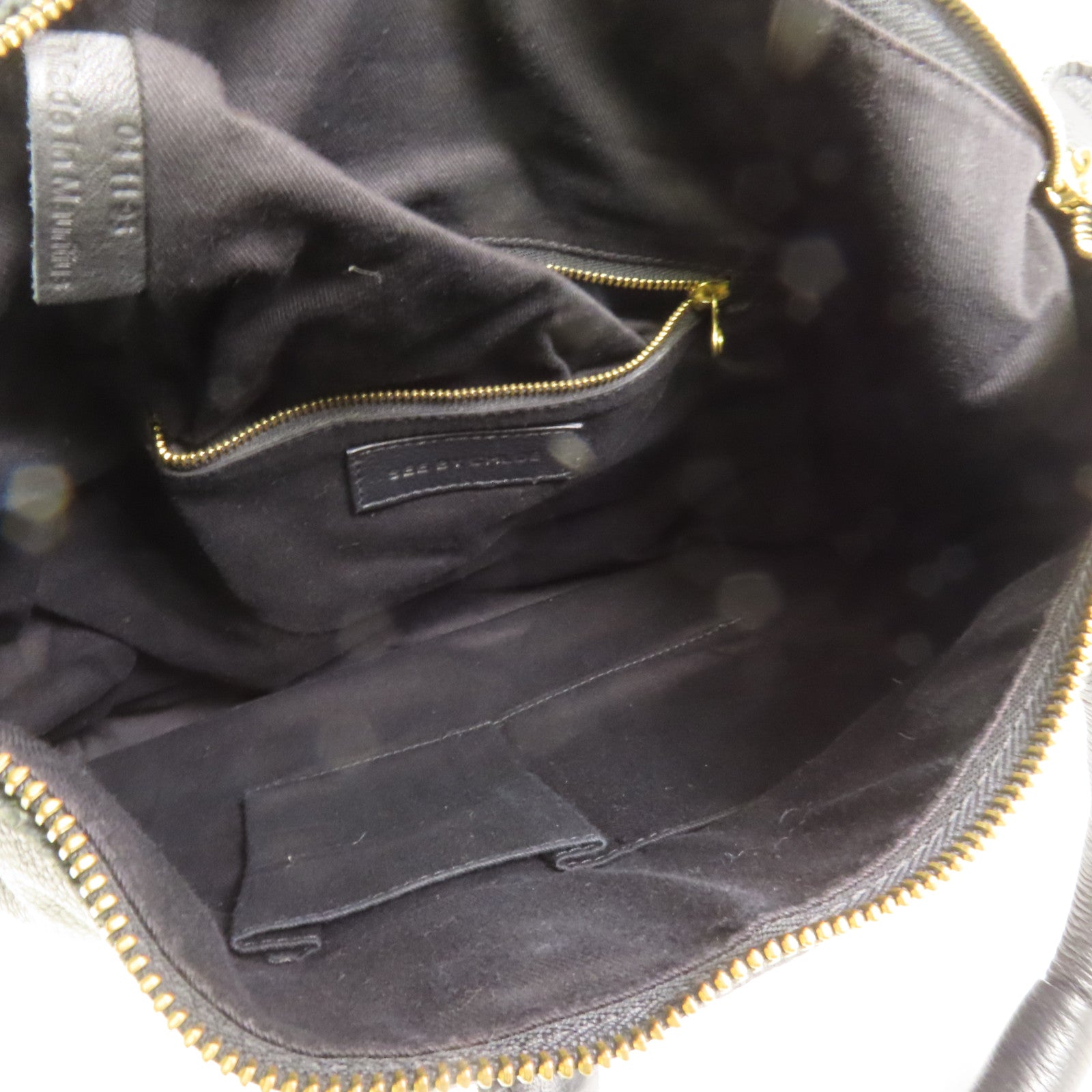 SEE BY CHLOE 牛皮皮革2 Way Shoulder金扣手挽肩背兩用袋