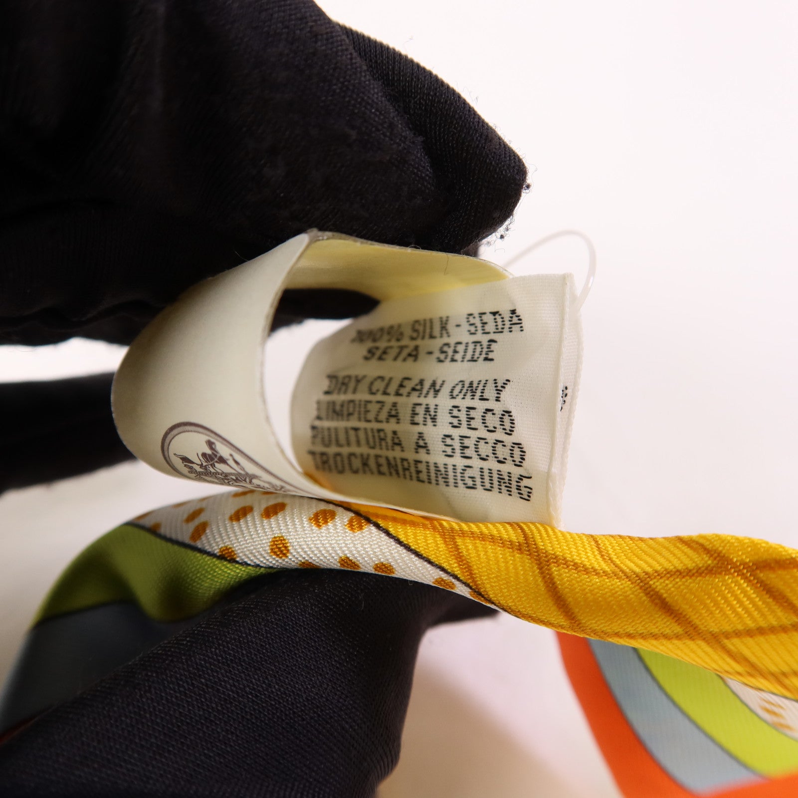 HERMES 絲質Twilly絲巾Multicolor