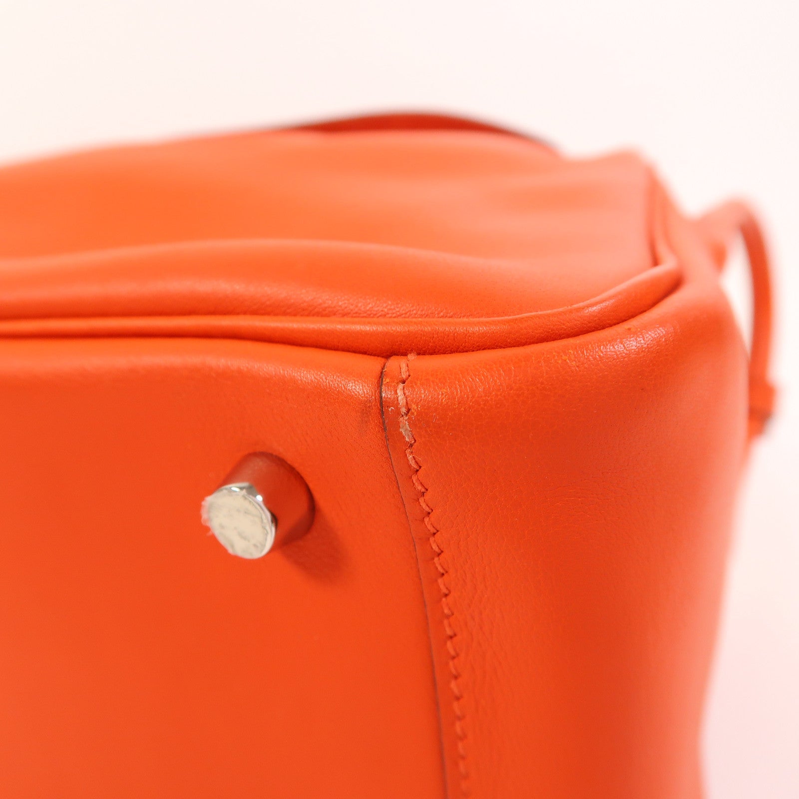 HERMES Swift皮革Lindy 26銀扣手挽肩背兩用袋Capucine