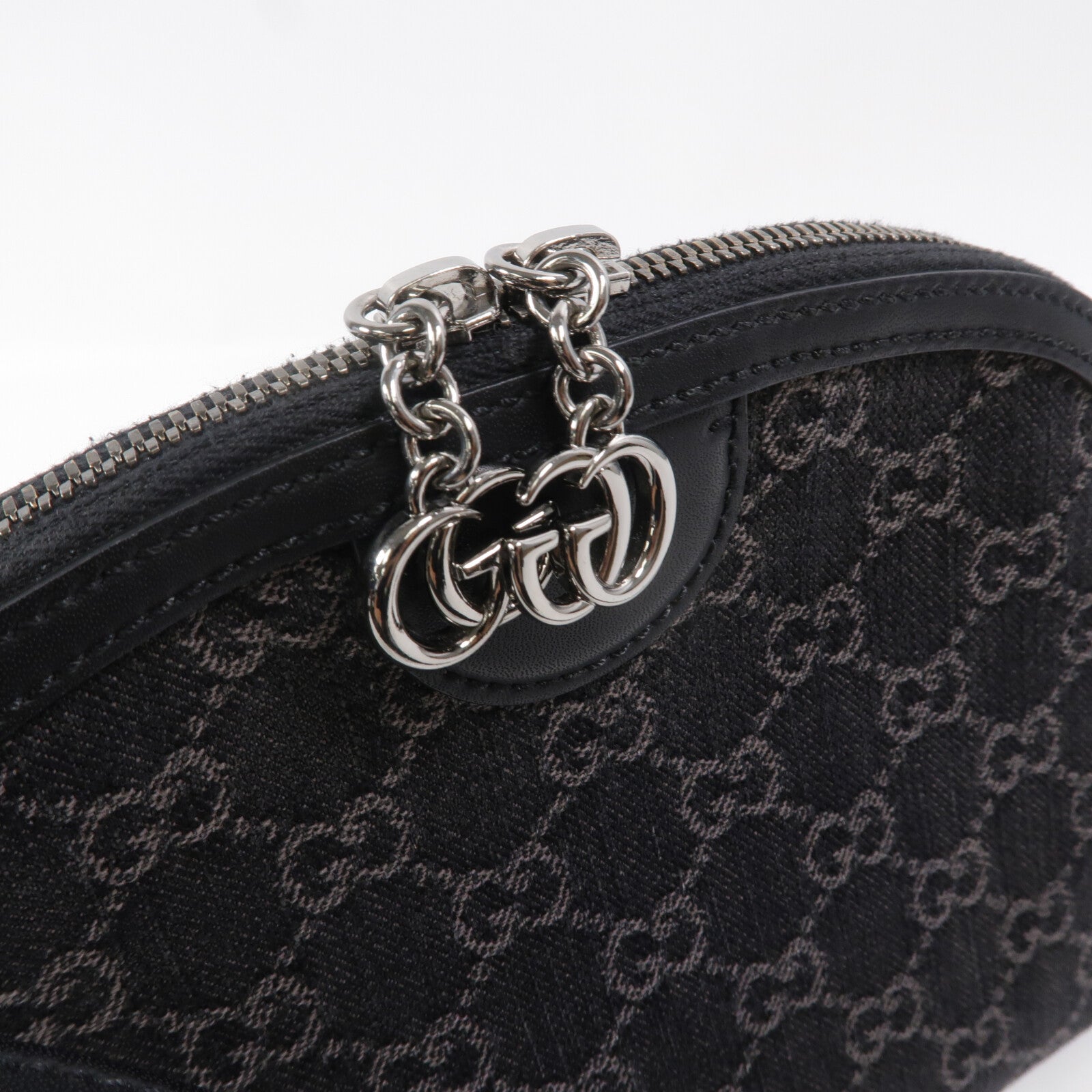 GUCCI 牛仔布Ophidia GG肩背袋