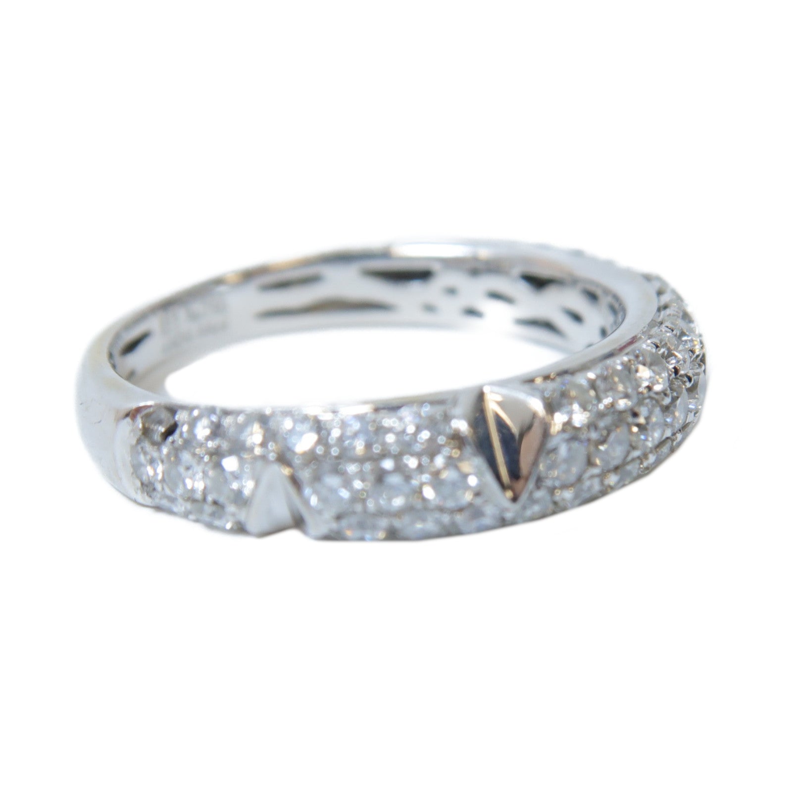 JEWELRY 18K白金Diamond Ring 0.68ct鑽石戒指US#5
