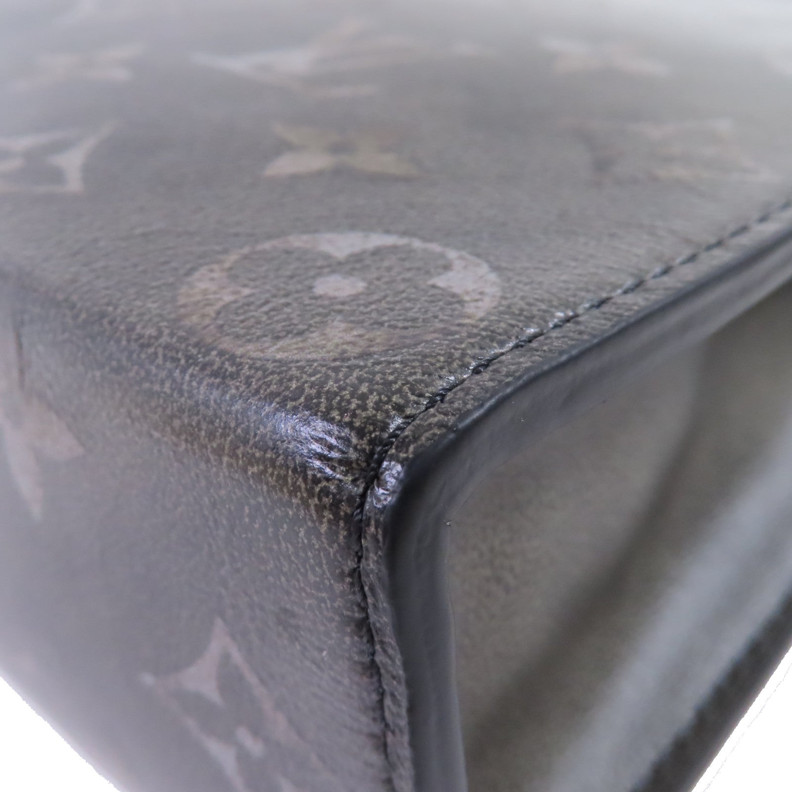 LOUIS VUITTON 【激減優惠】Brushed Monogram Pochette Voyage MM Pouch手拿包黑色