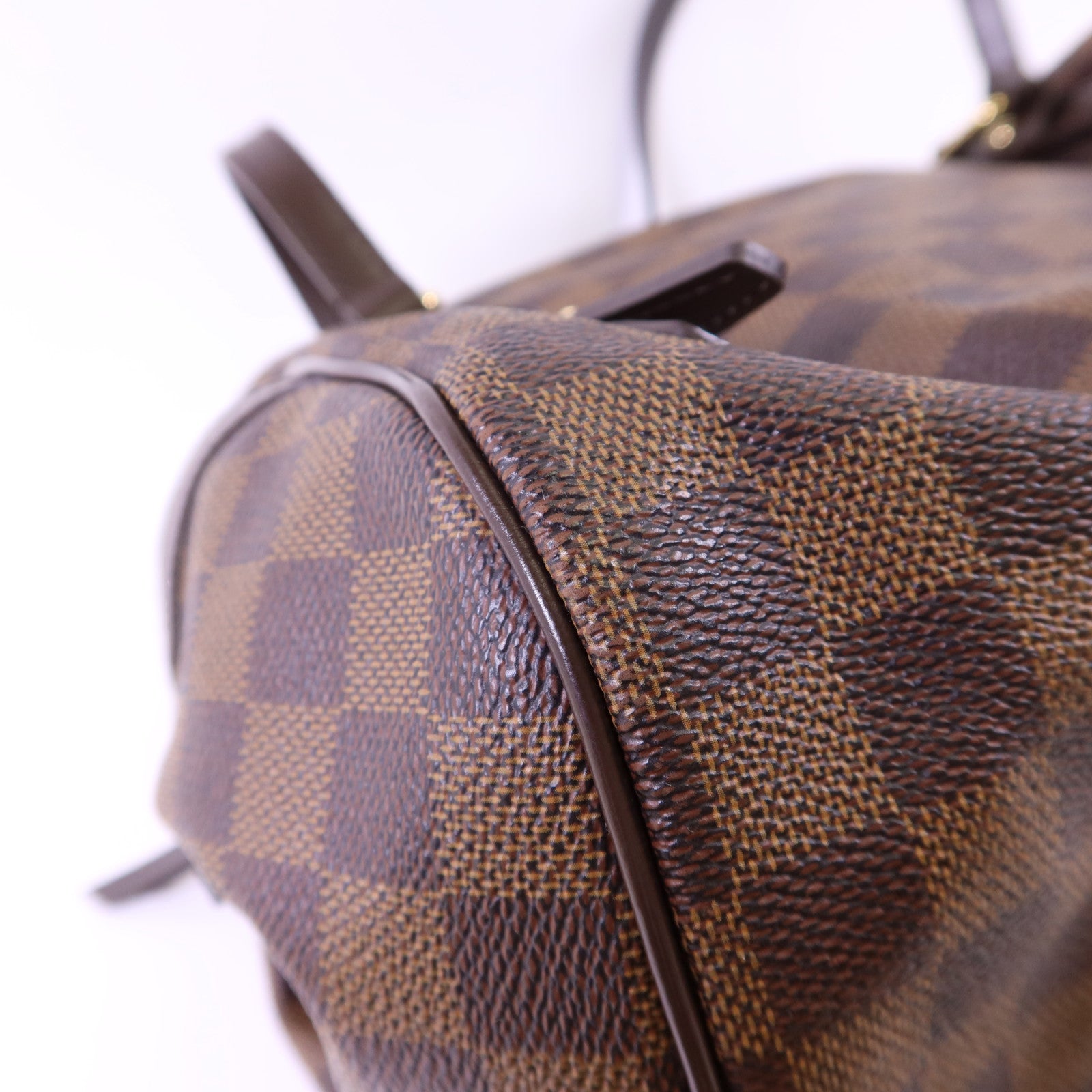 LOUIS VUITTON Damier Ebene Rivington PM金扣肩背袋