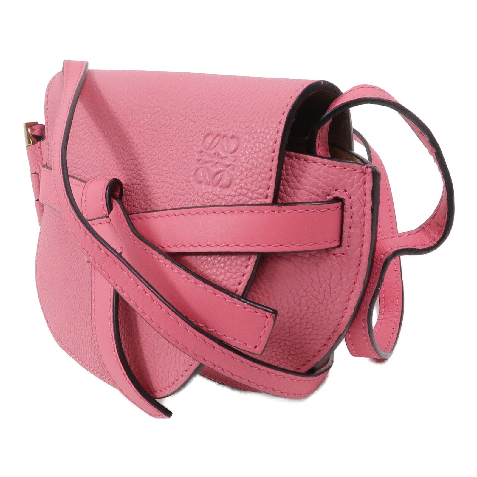 LOEWE 牛皮皮革Mini Gate肩背袋