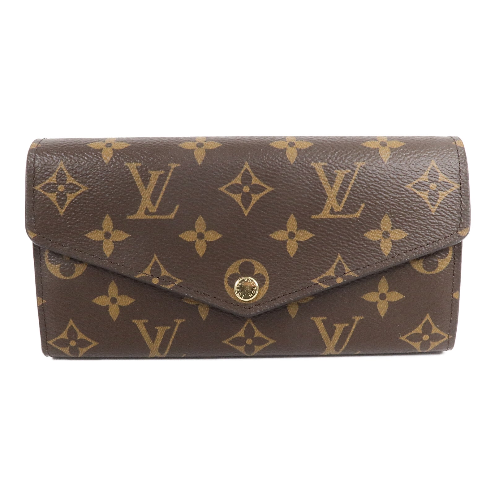 LOUIS VUITTON Monogram Portefeuille Sara金扣長錢包