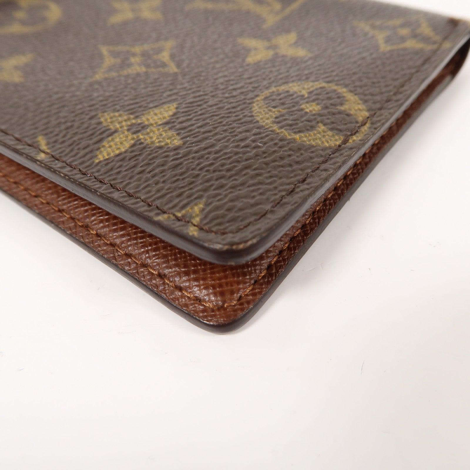LOUIS VUITTON Monogram 6 Credit Card Slots Wallet錢包啡色