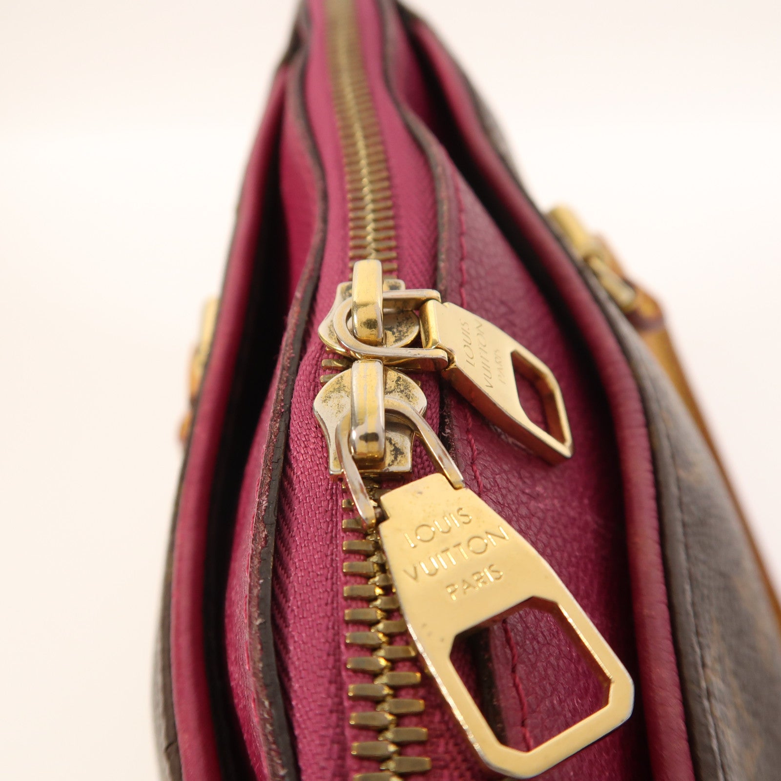 LOUIS VUITTON Monogram Pallas BB金扣手挽肩背兩用袋