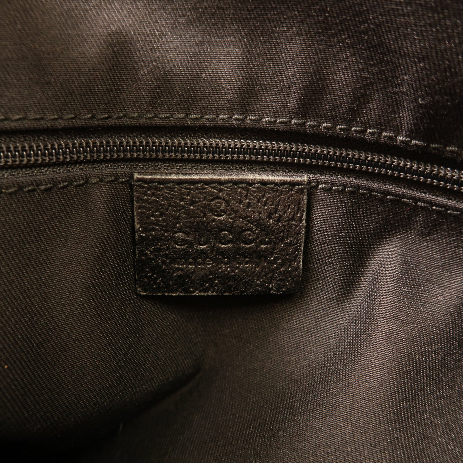 GUCCI 帆布Shoulder Bag金扣肩背袋黑色