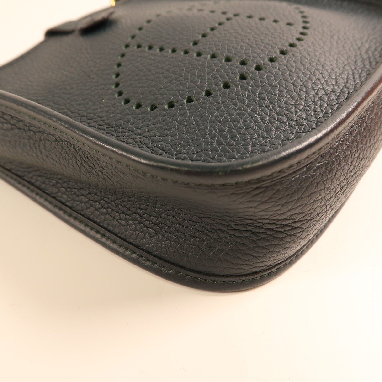 HERMES Clemence皮革Evelyne TPM金扣肩背袋
