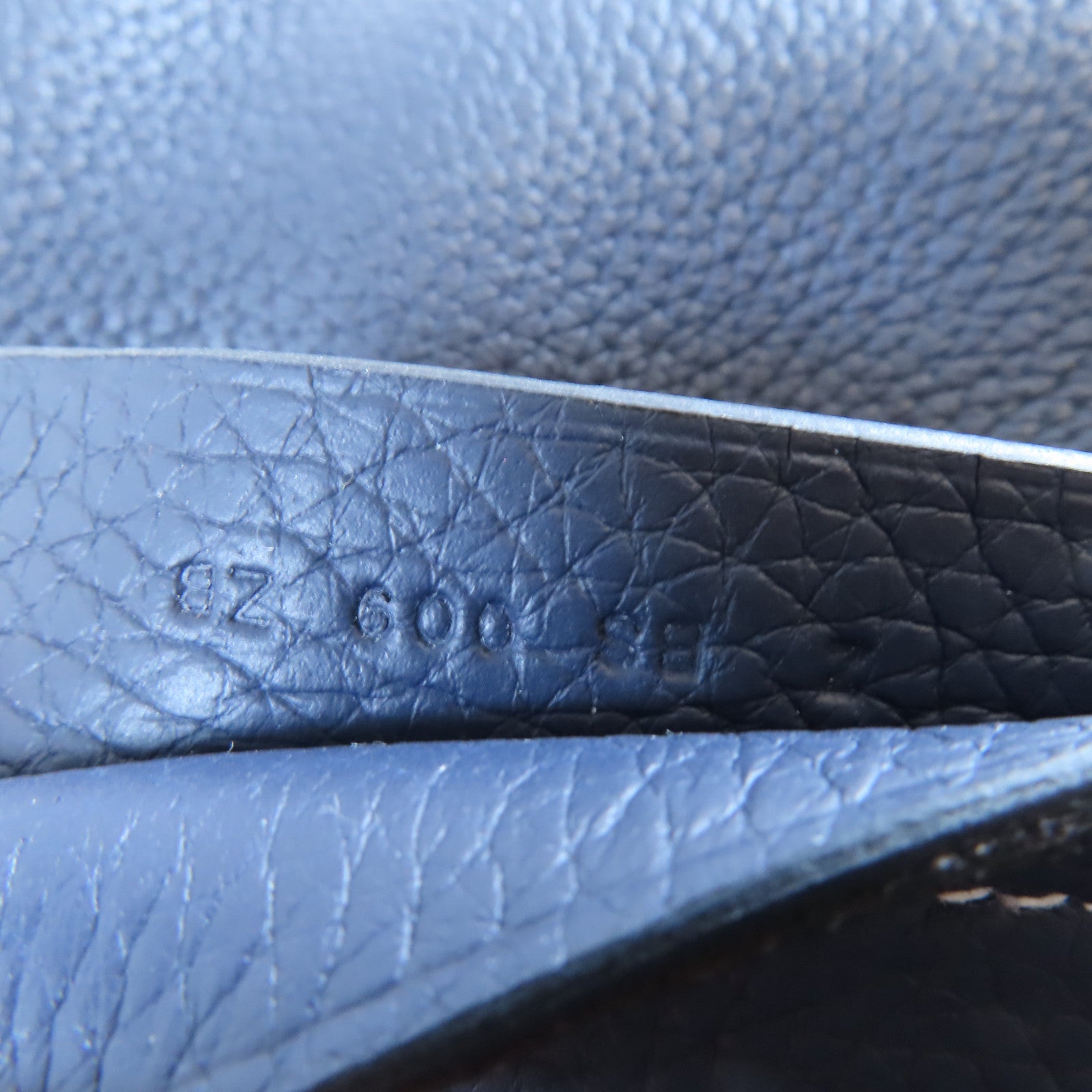 HERMES 【激減優惠】Clemence皮革Cabasellier 31肩背袋Bleu Nuit午夜藍色