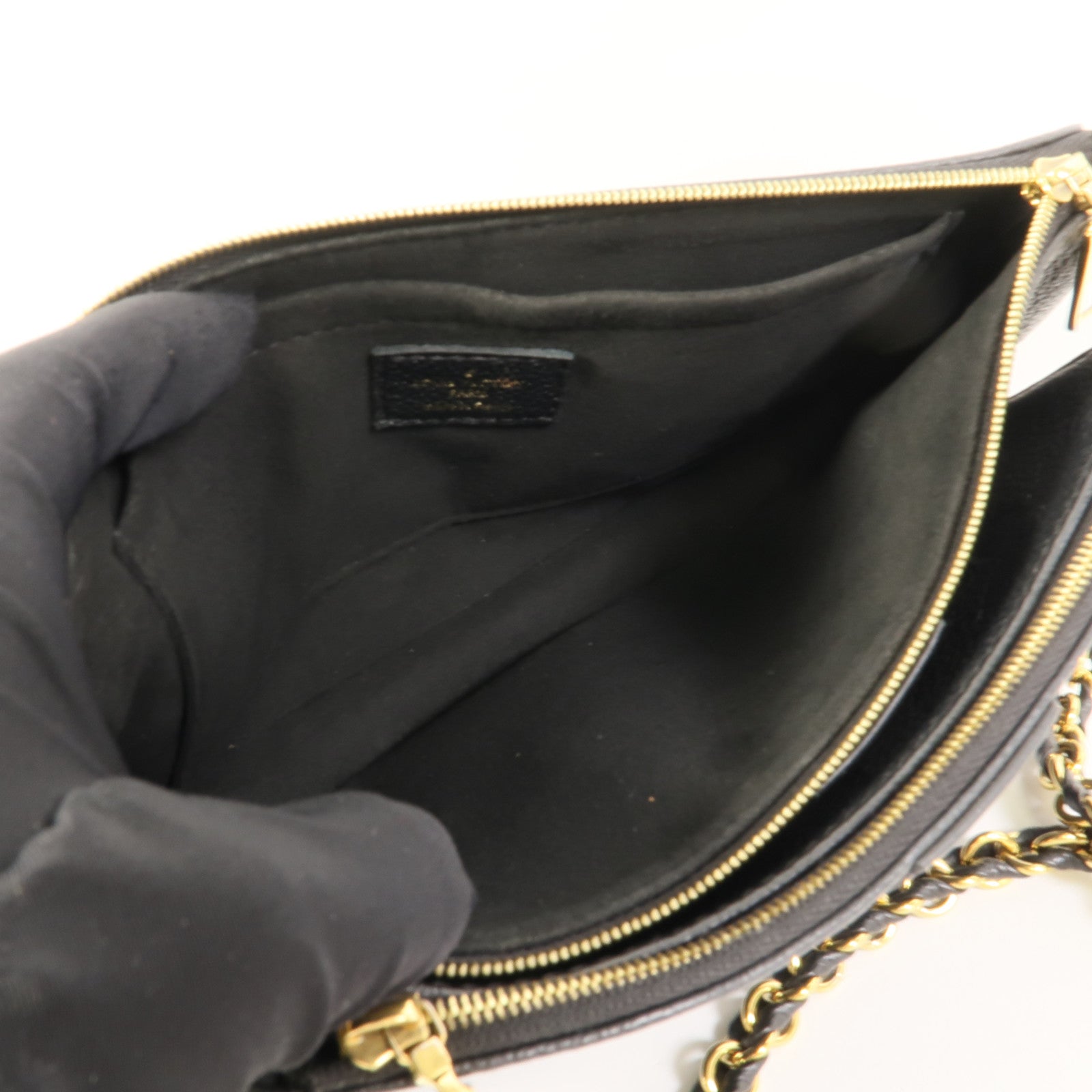 LOUIS VUITTON Monogram Empreinte Multi Pochette Accessoires手挽肩背兩用袋