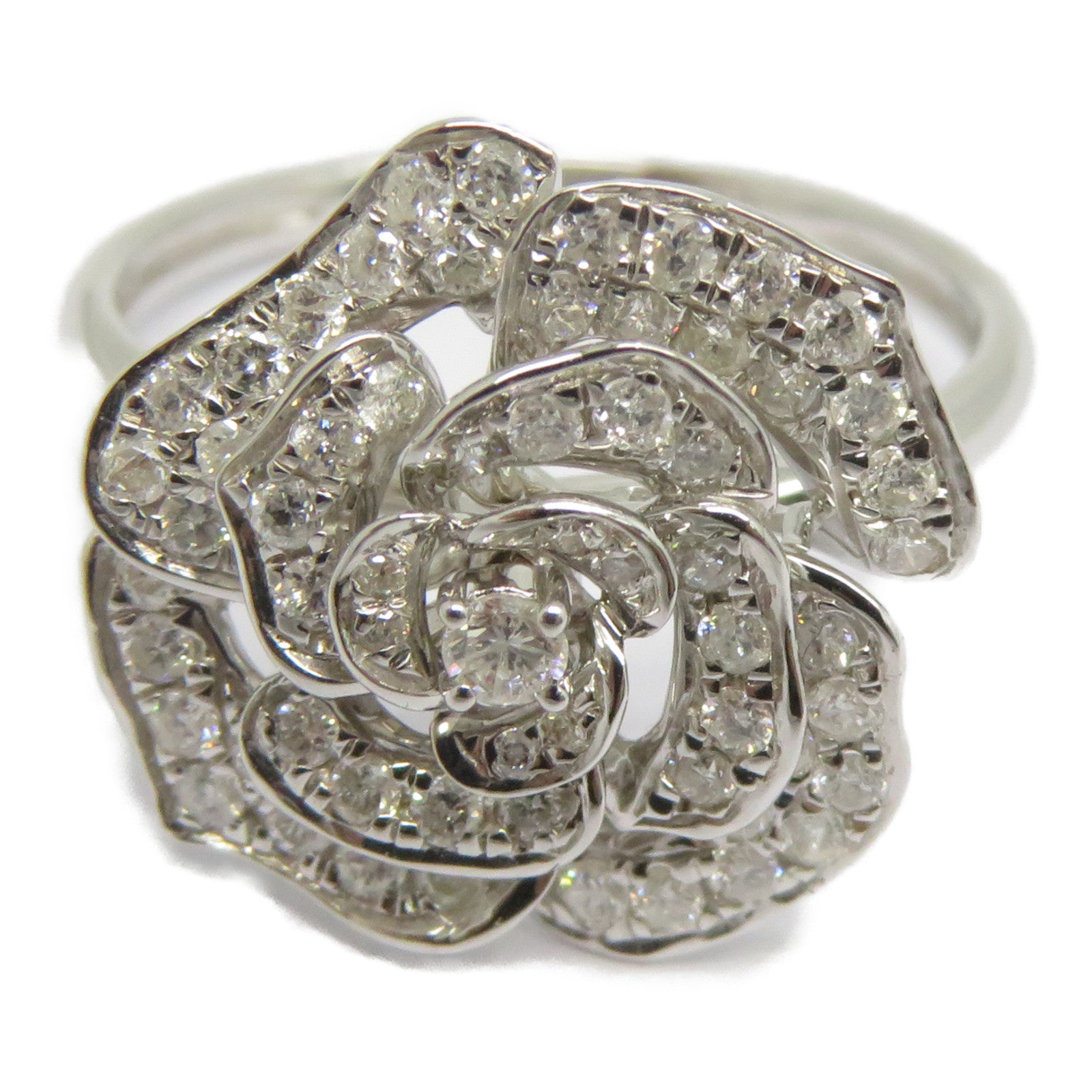 JEWELRY 【激減優惠】18K白金Diamond Ring 0.5ct鑽石戒指US#6.75