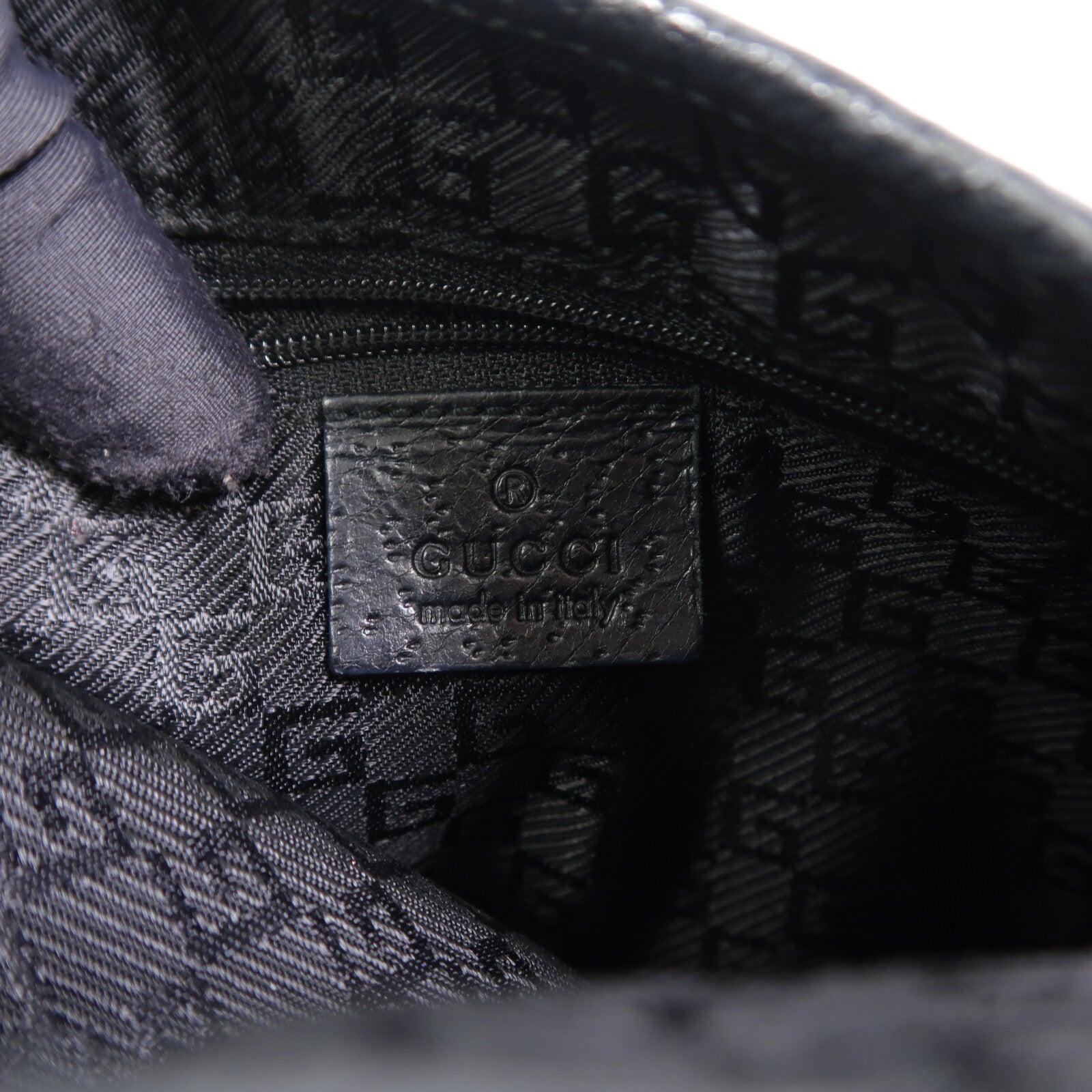 GUCCI 帆布/牛皮皮革Bamboo Jackie Hobo Bag肩背袋