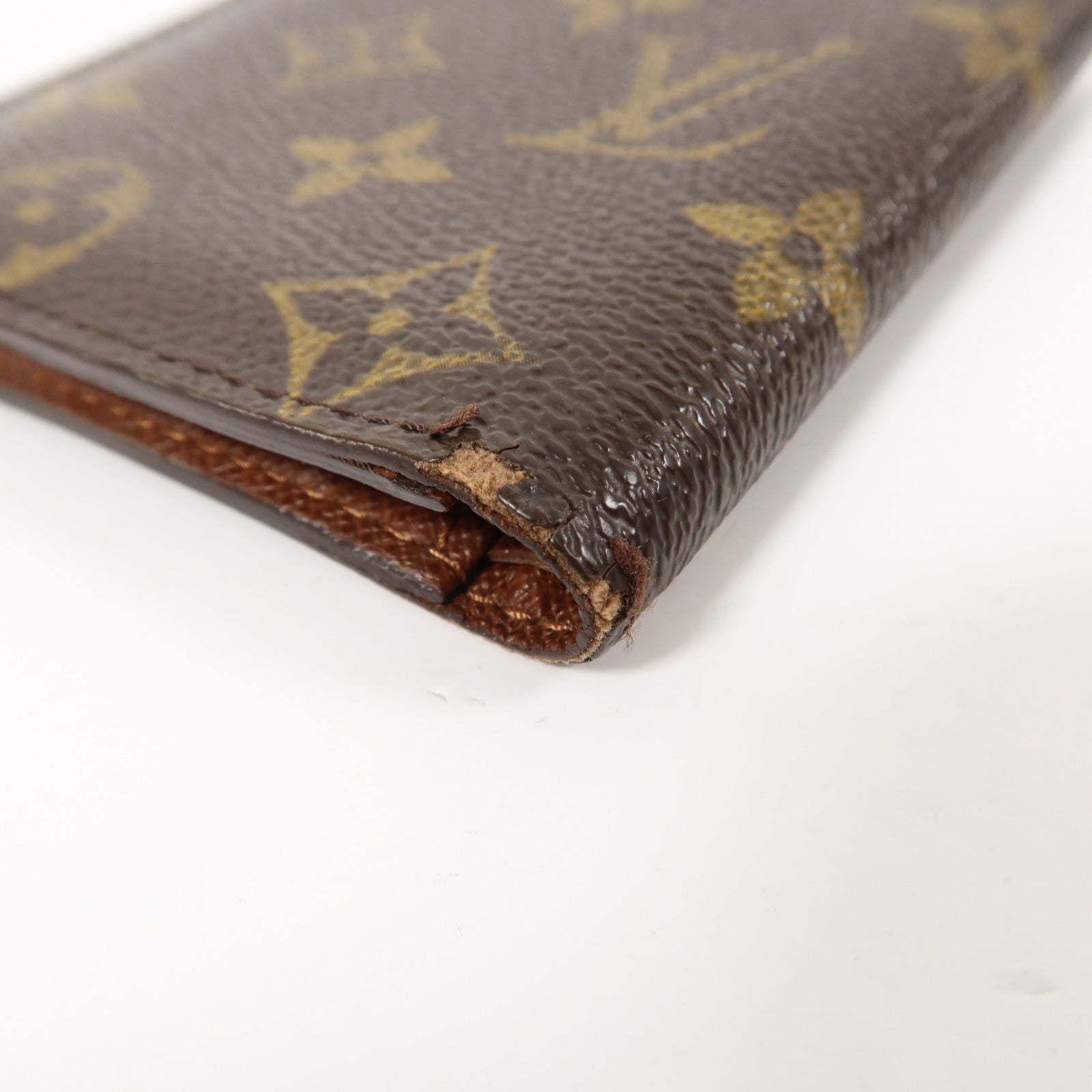 LOUIS VUITTON Monogram 6 Credit Card Slots Wallet錢包啡色