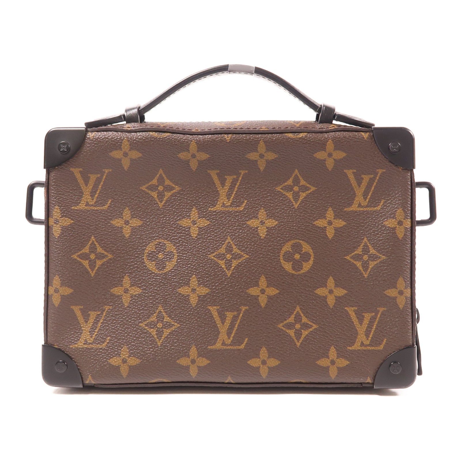 LOUIS VUITTON Monogram Macassar Handle Soft Trunk手挽肩背兩用袋